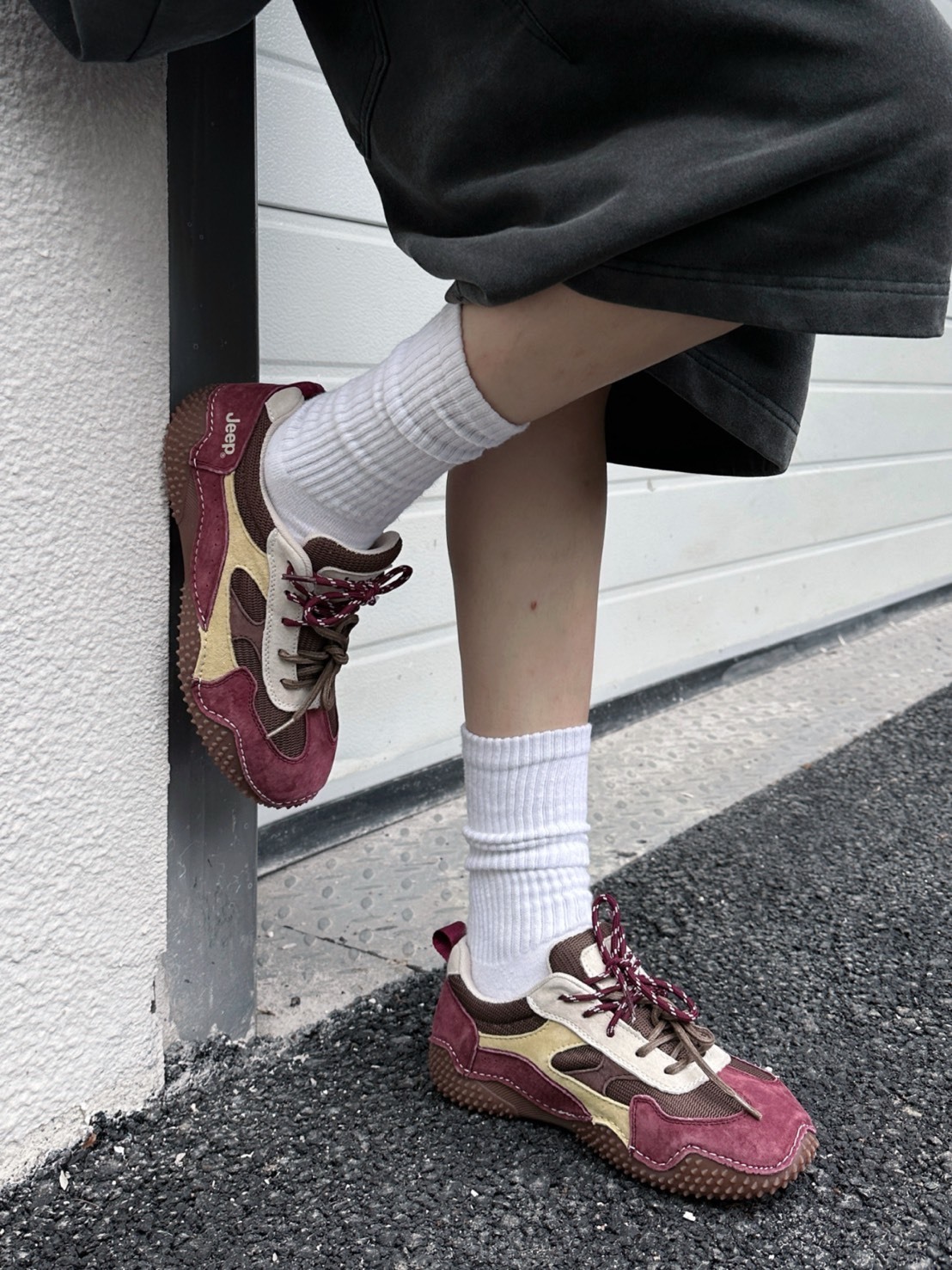 JEEP MIU風 雙鞋帶 德訓鞋 三色