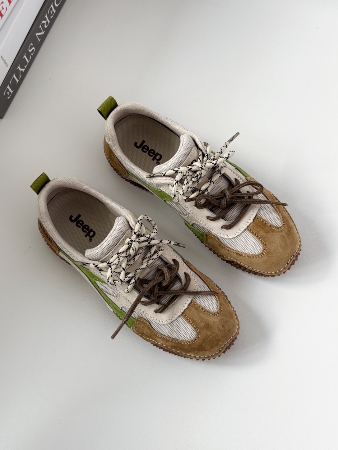 JEEP MIU風 雙鞋帶 德訓鞋 三色
