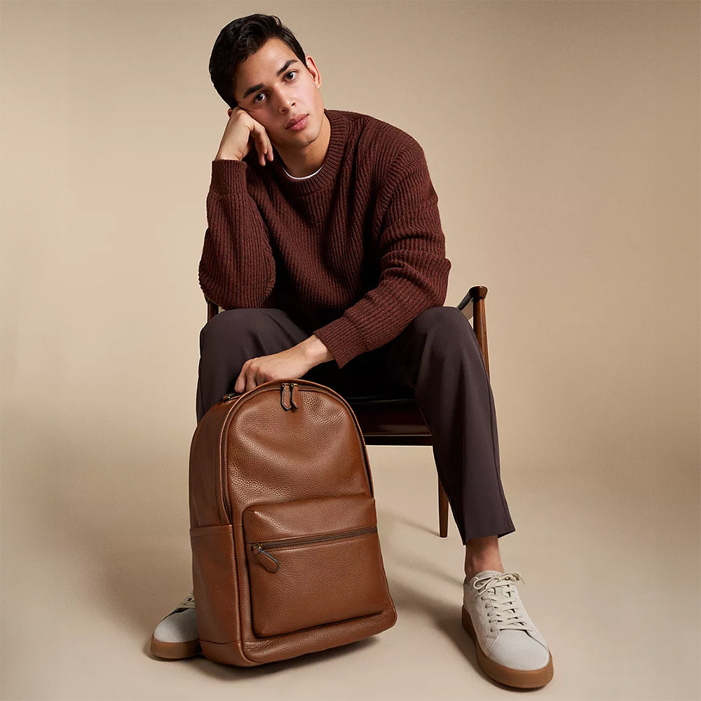 Buckner 真皮後背包 (多色可選)