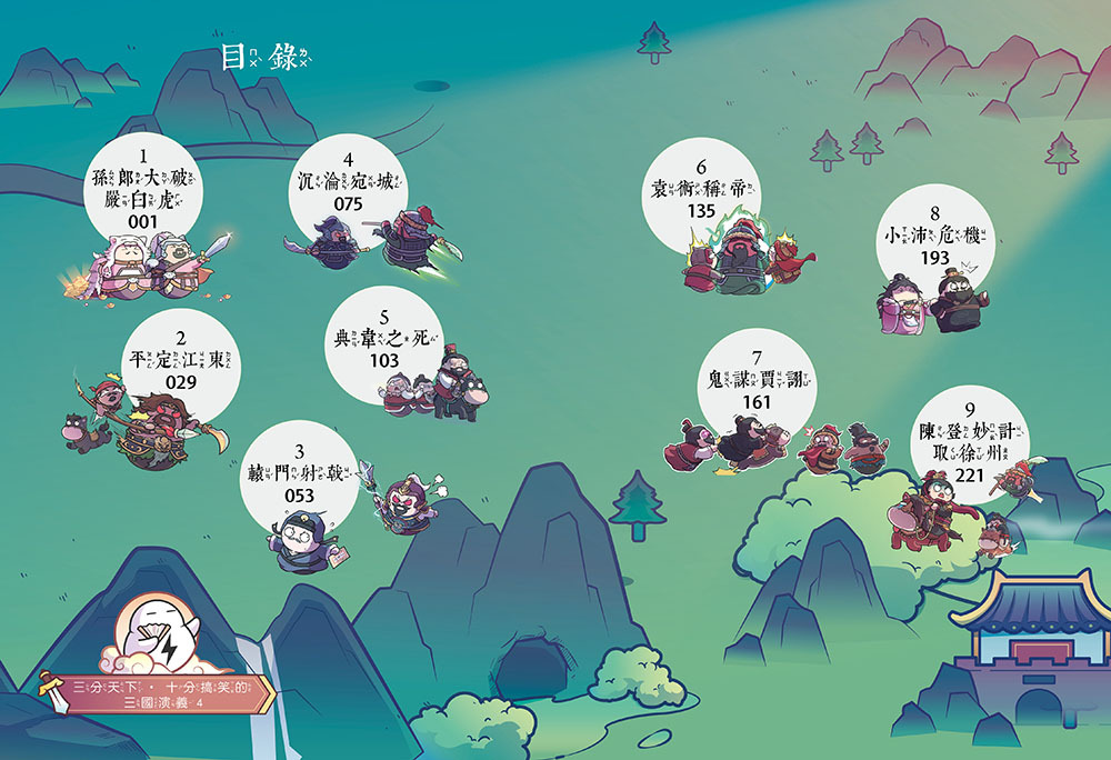 三分天下十分搞笑的三國演義4：轅門射戟／袁術稱帝／小沛危機──爆笑中學英雄智慧
