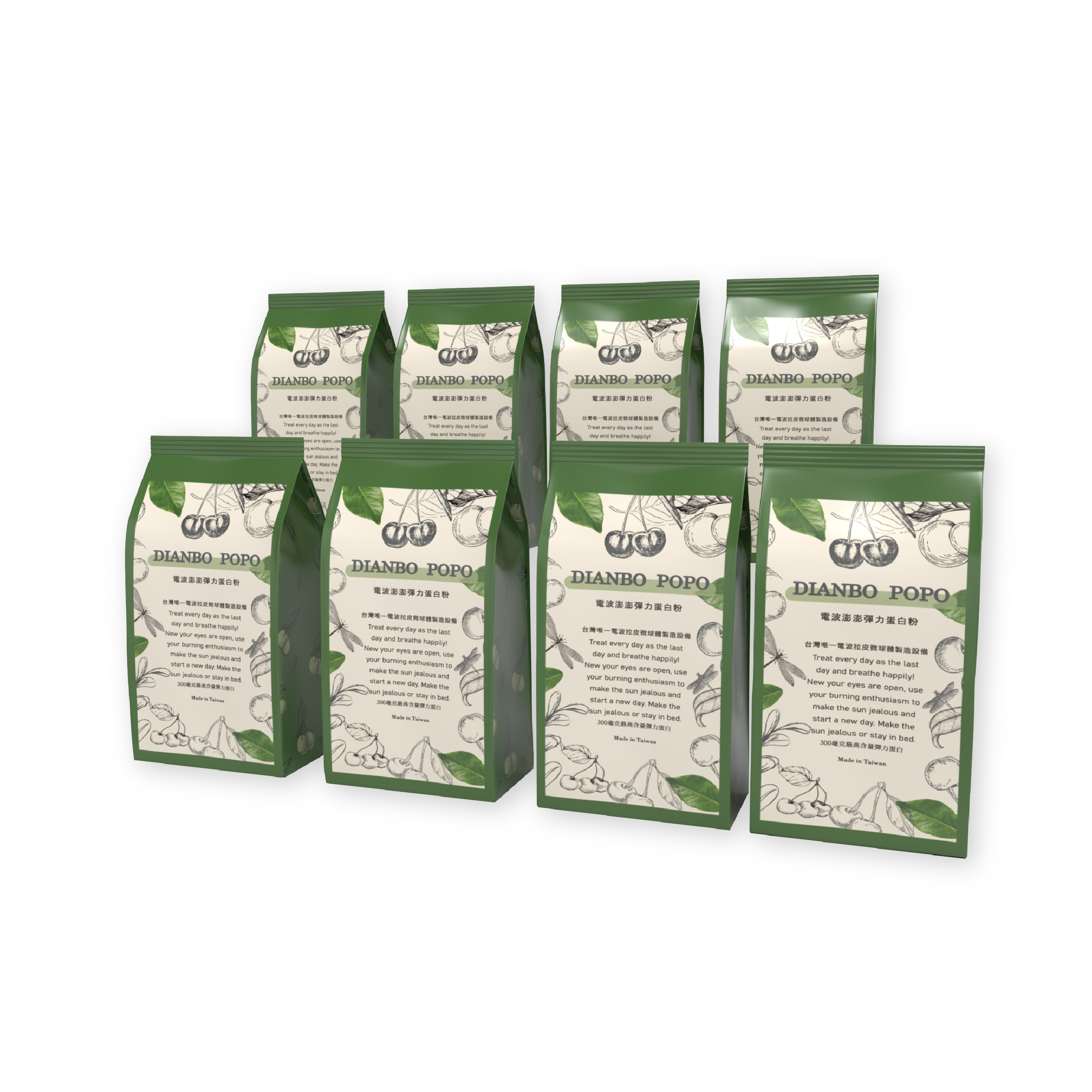 [預購]電波澎澎彈力蛋白粉 澎派包8包 46入