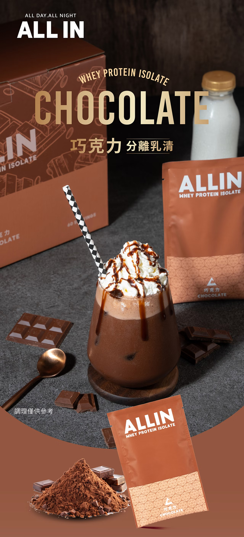 ALL IN乳清｜分離乳清系列｜巧克力