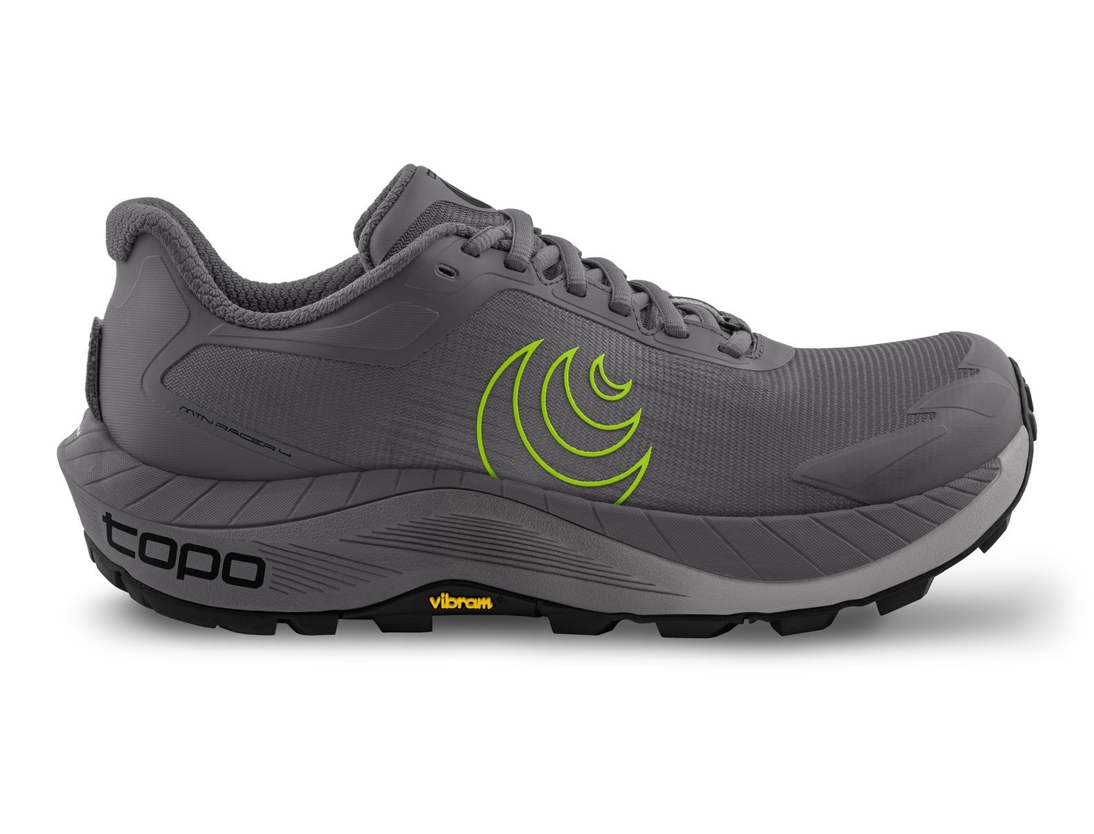 TOPO ATHLETIC MTN Racer 4 越野跑鞋 男 Grey / Lime