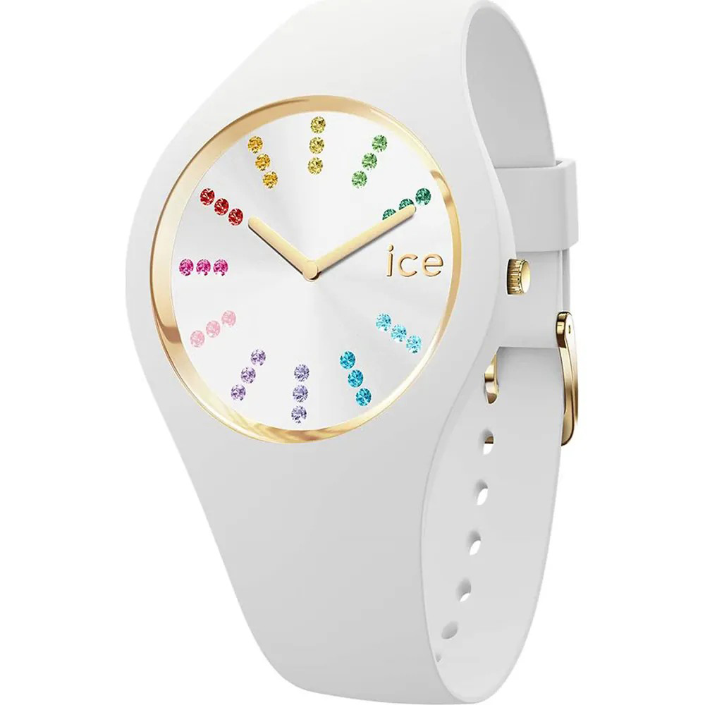 【ICE WATCH】 Cosmos宇宙系列 金邊炫彩 水晶鑲嵌 Miyota星辰機芯 雙針 手錶