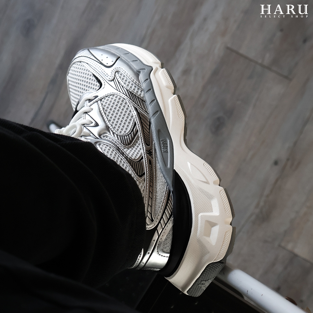 Kappa 巴黎世家 balenciaga 3XL 平替 老爹鞋 慢跑鞋 厚底 增高 復古 銀灰色