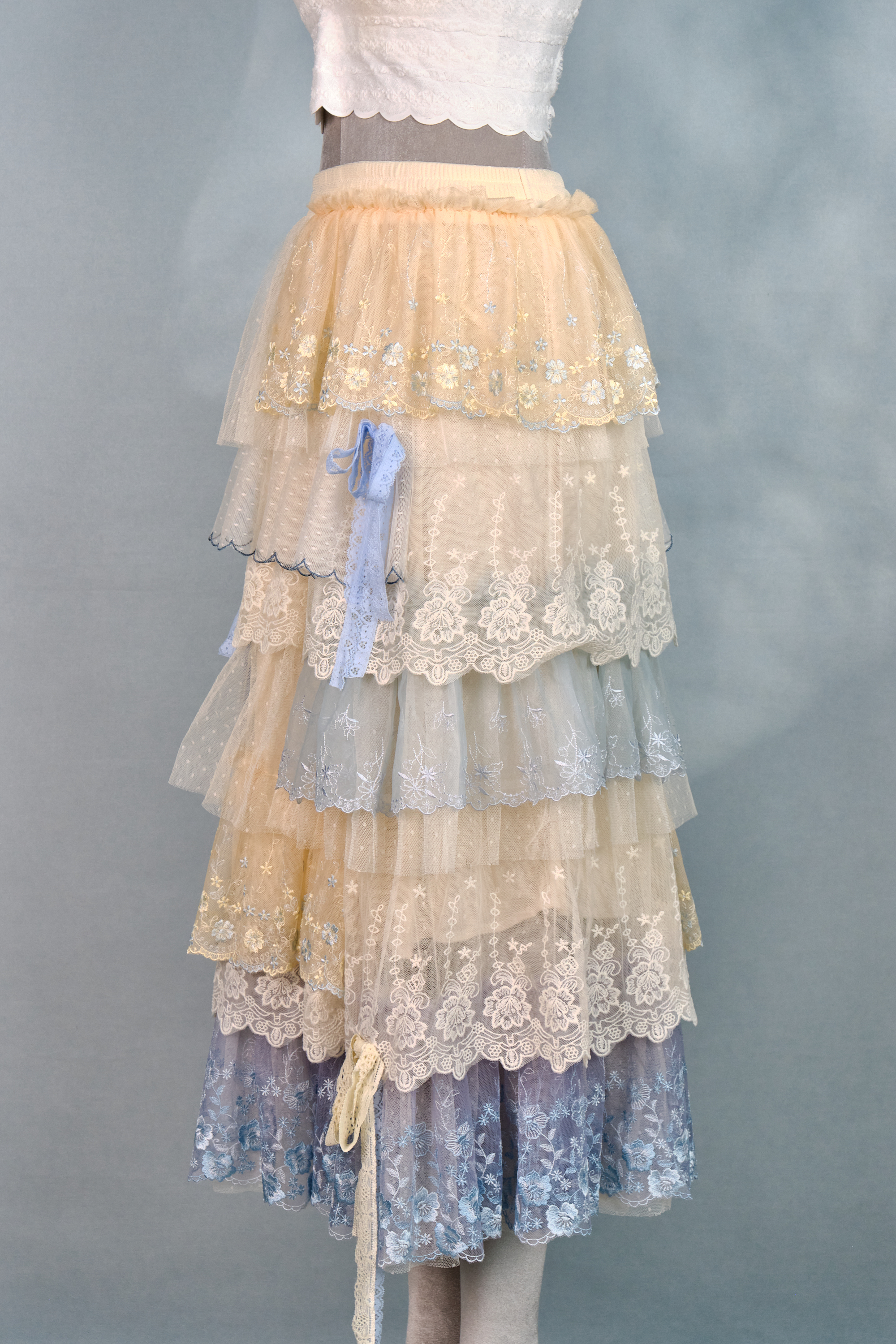 12368 Classic Signature Lace Cake Skirt