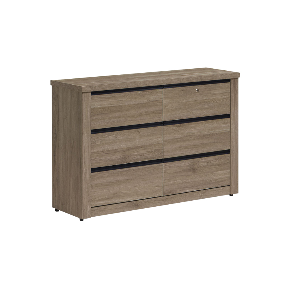 恩倫4尺六斗櫃/六抽收納櫃/置物櫃