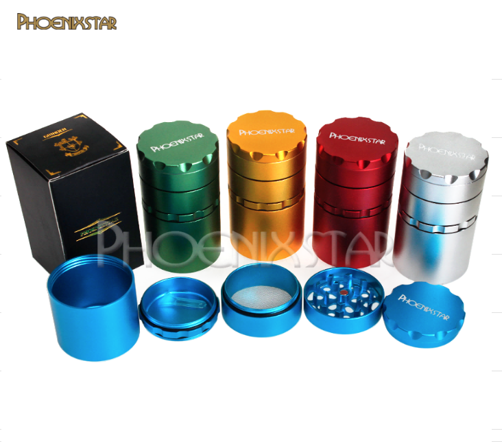 🇺🇸 Phoenix Star - Phx849 2 in 1 Aluminum Grinder w/ Jar 鋁製儲存研磨器