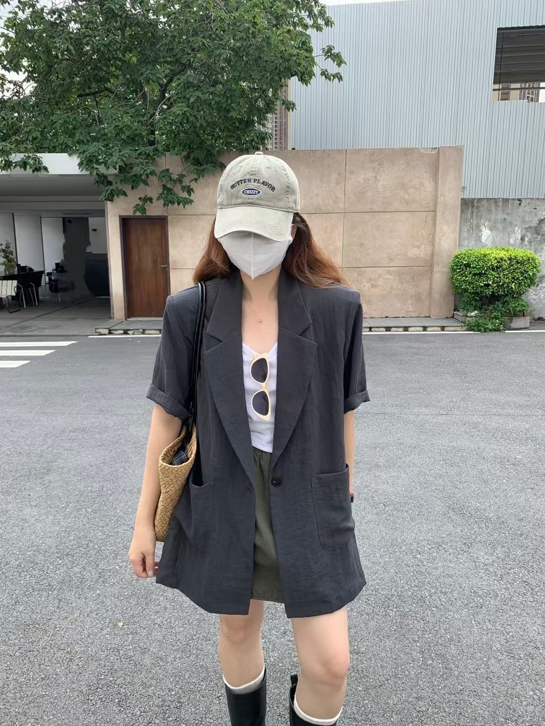 外套丨率性感薄料西裝外套