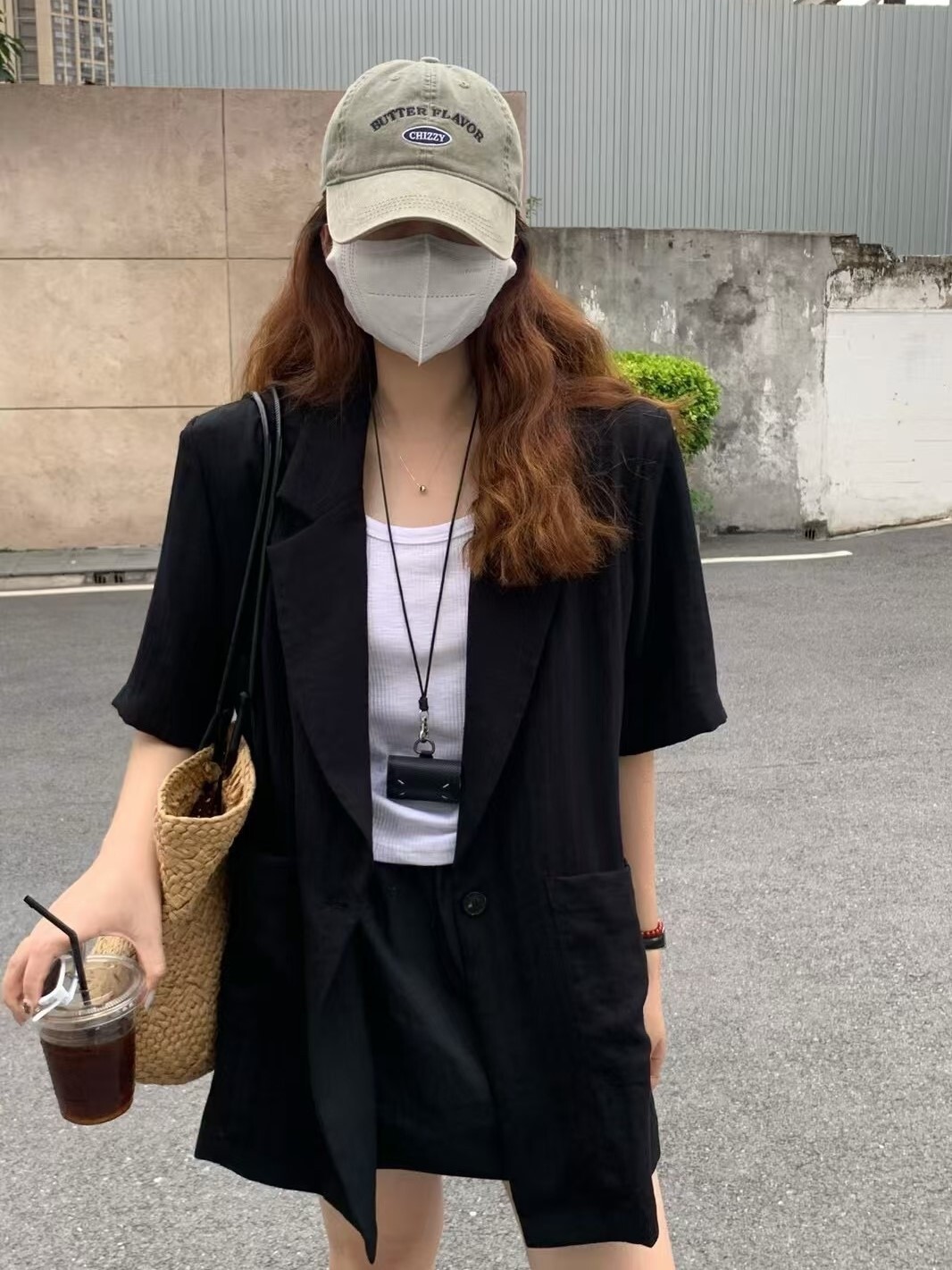 外套丨率性感薄料西裝外套