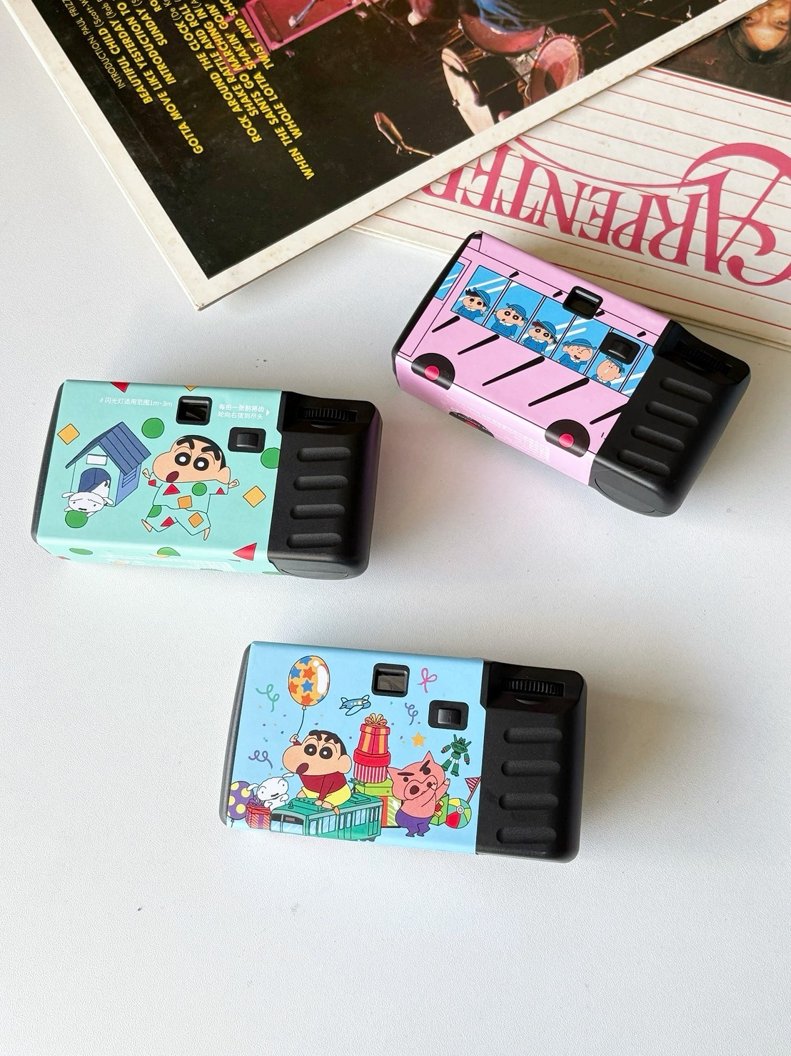 正版授權 蠟筆小新 底片相機