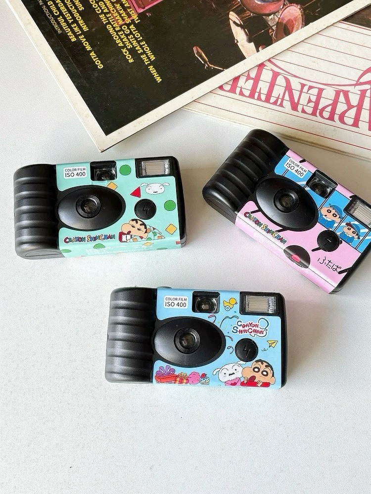 正版授權 蠟筆小新 底片相機