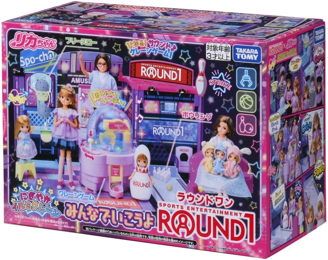 《 TAKARA TOMY 》 莉卡Round1保齡球館遊戲組 (該款沒有附娃娃)