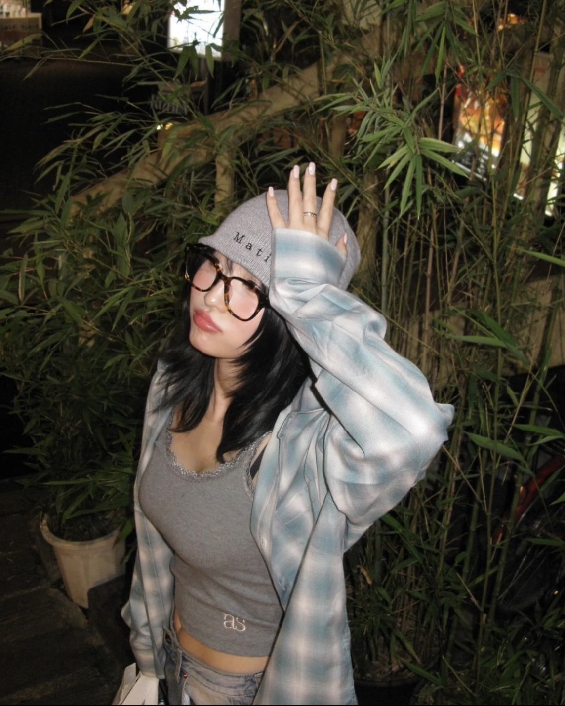 <平井桃同款> ason Jace Sleeveless 蕾絲  刺繡 背心 3色