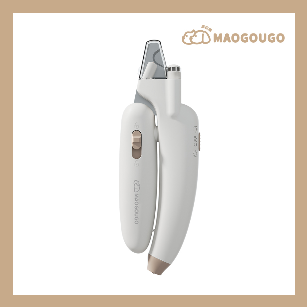 【MAOGOUGO貓狗購】 3合1伍德氏燈寵物用指甲剪_貓狗適用_附電池