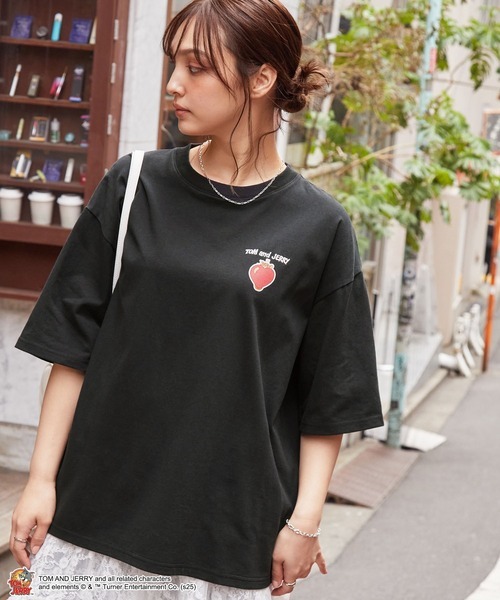 iSNEAKERS｜日本 MONO-MART x TOM&JERRY 湯姆貓與傑利鼠 刺繡短袖上衣 5款