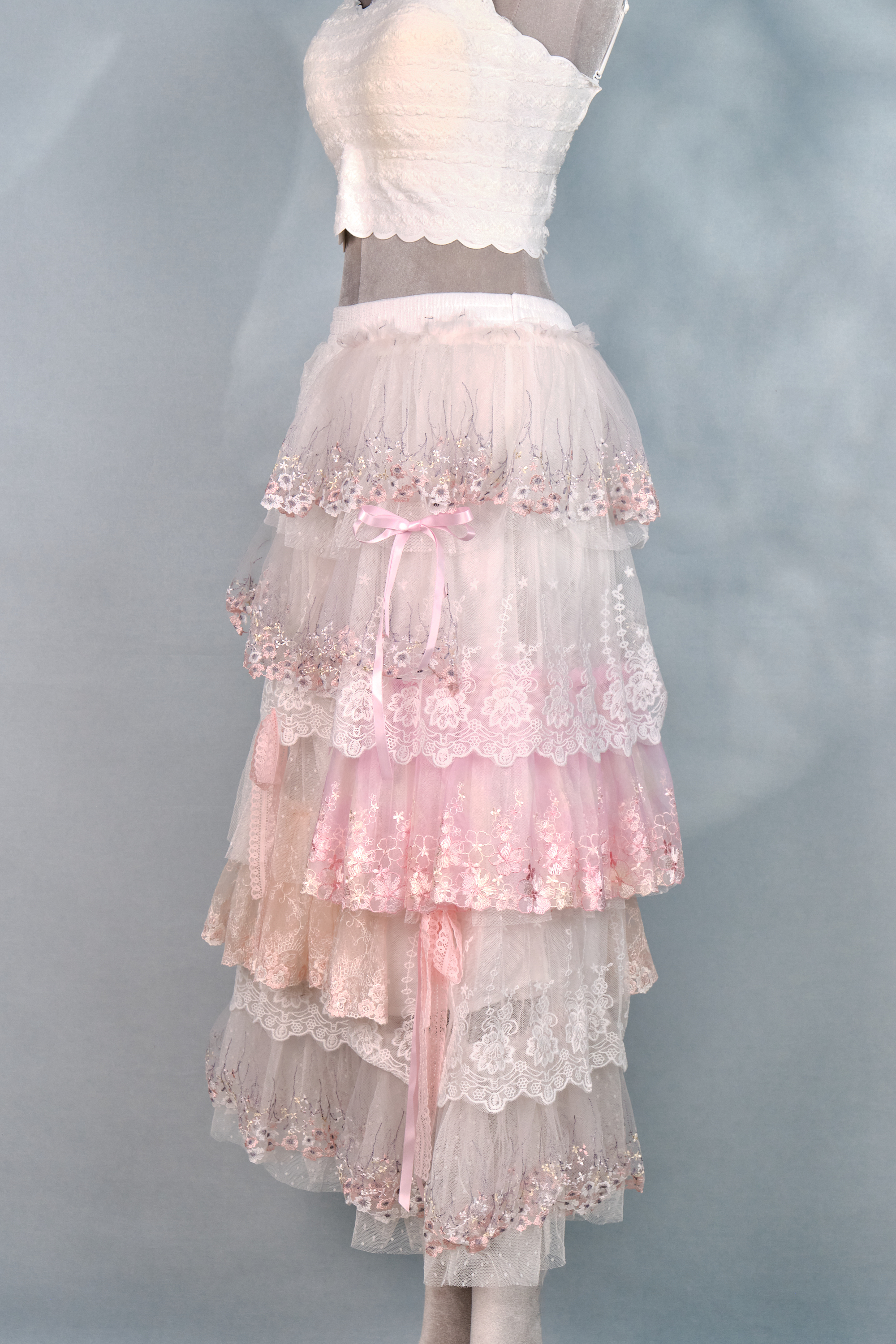 12365 Classic Signature Lace Cake Skirt