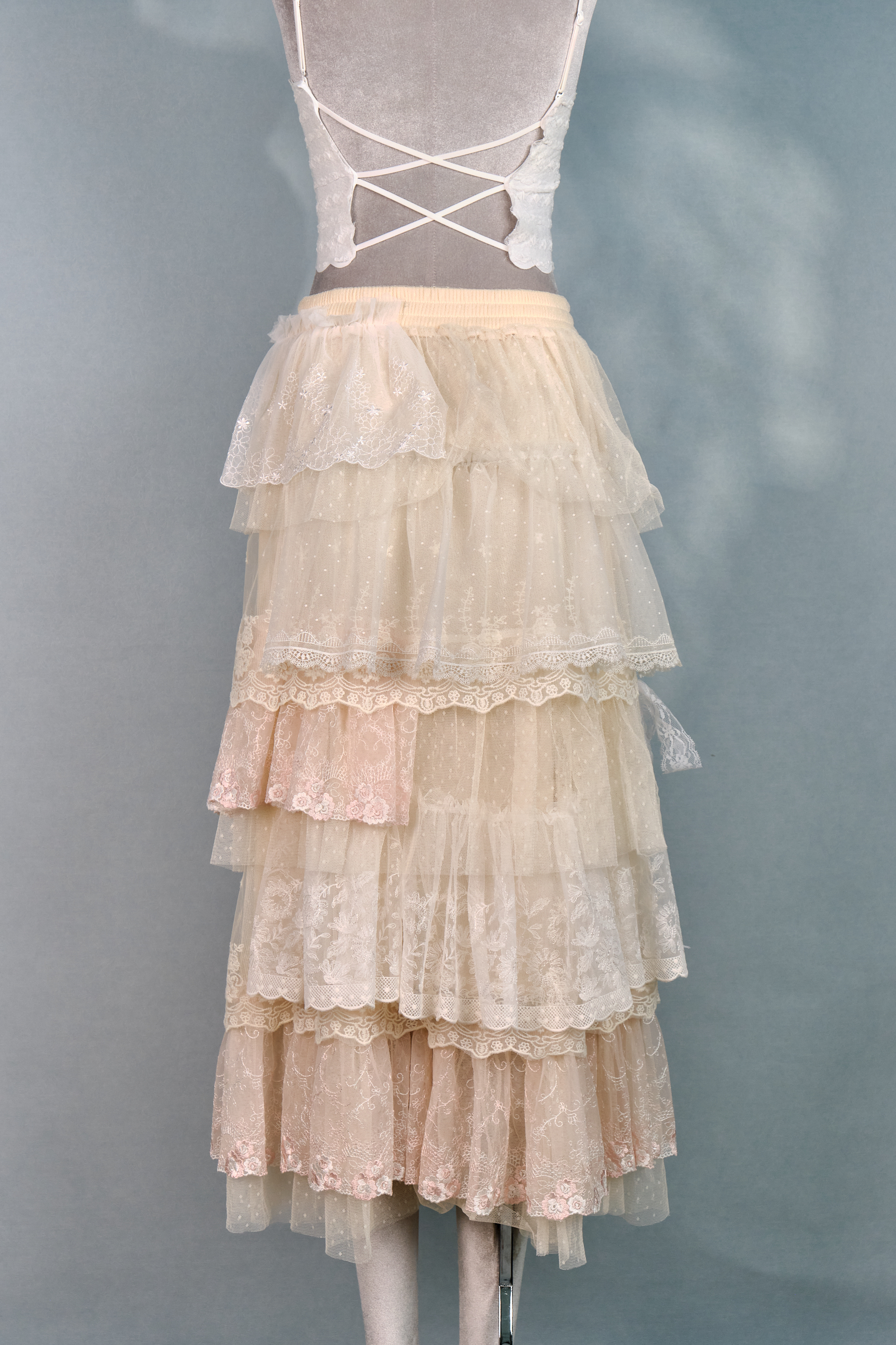 12361 Classic Signature Lace Cake Skirt