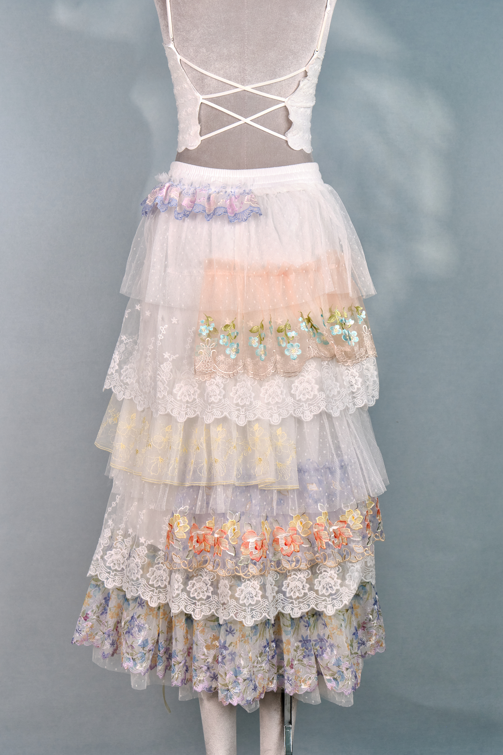 12364 Classic Signature Lace Cake Skirt