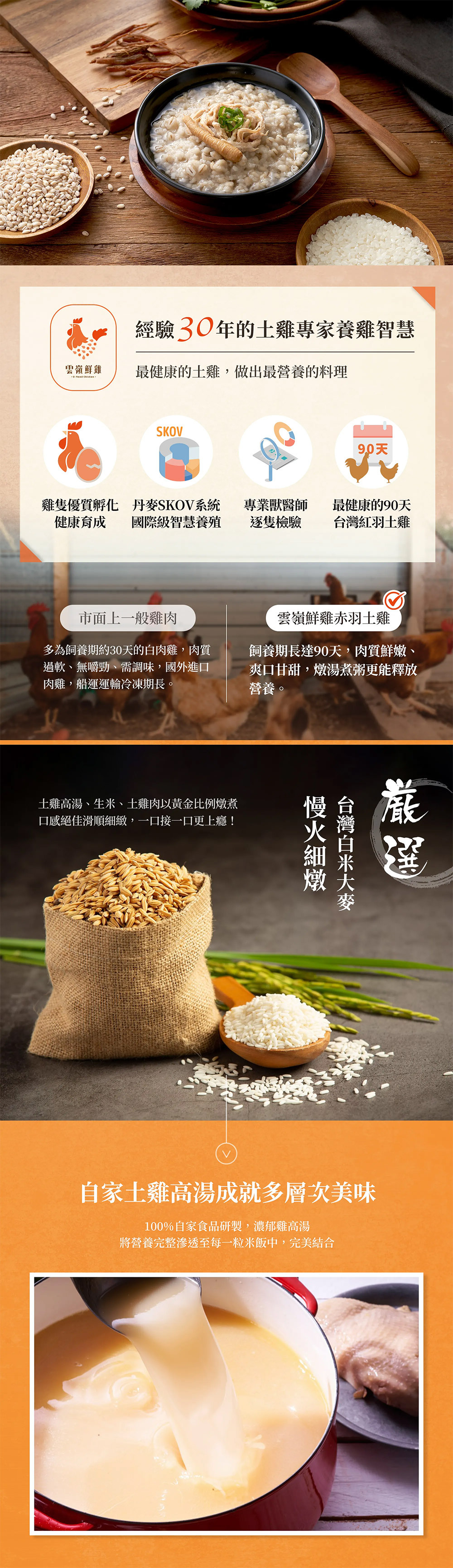 立瑞畜產-甘溫原味土雞粥