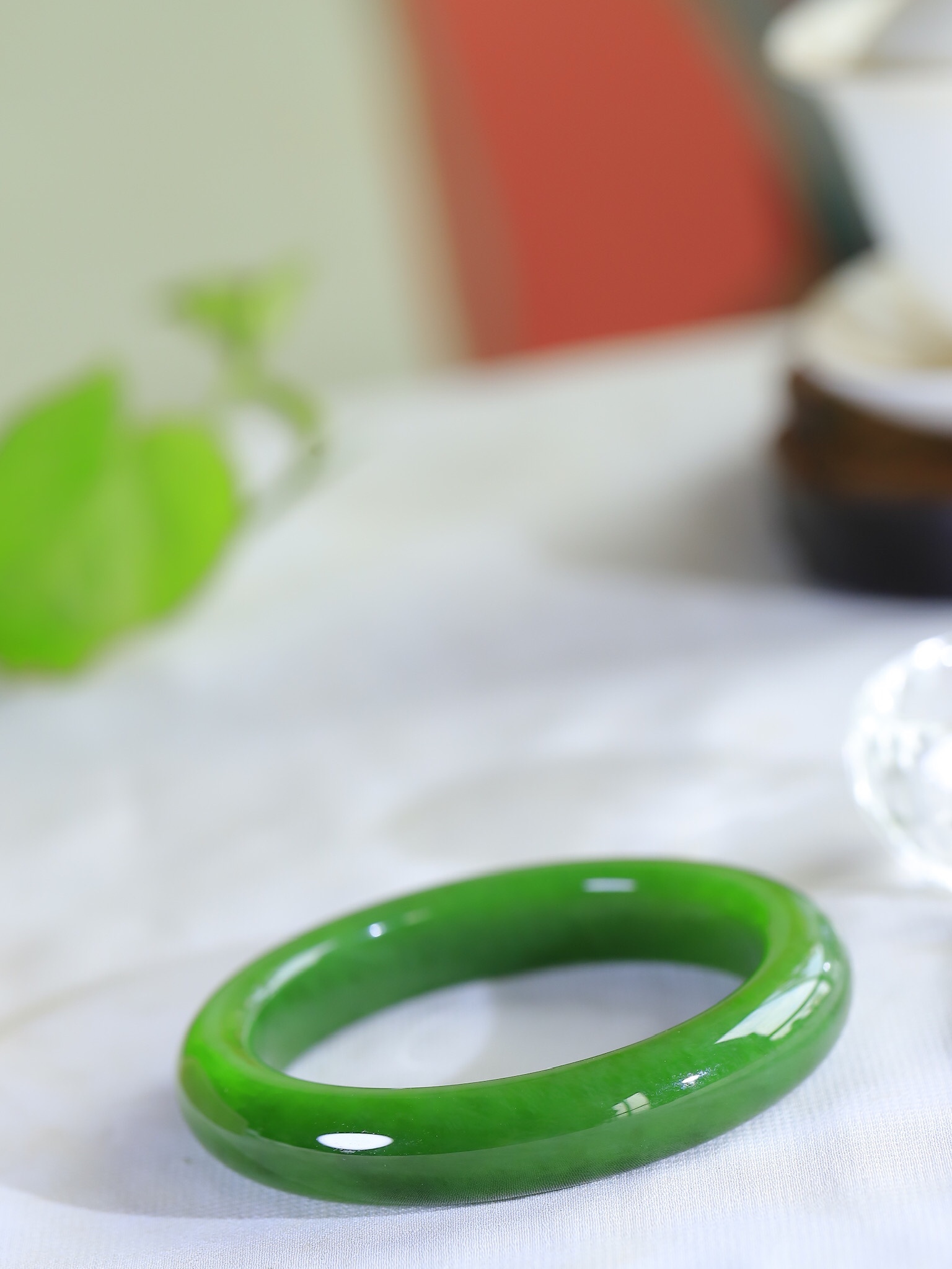 618133 54.5mm和田玉碧波流轉手鐲 (54-56)