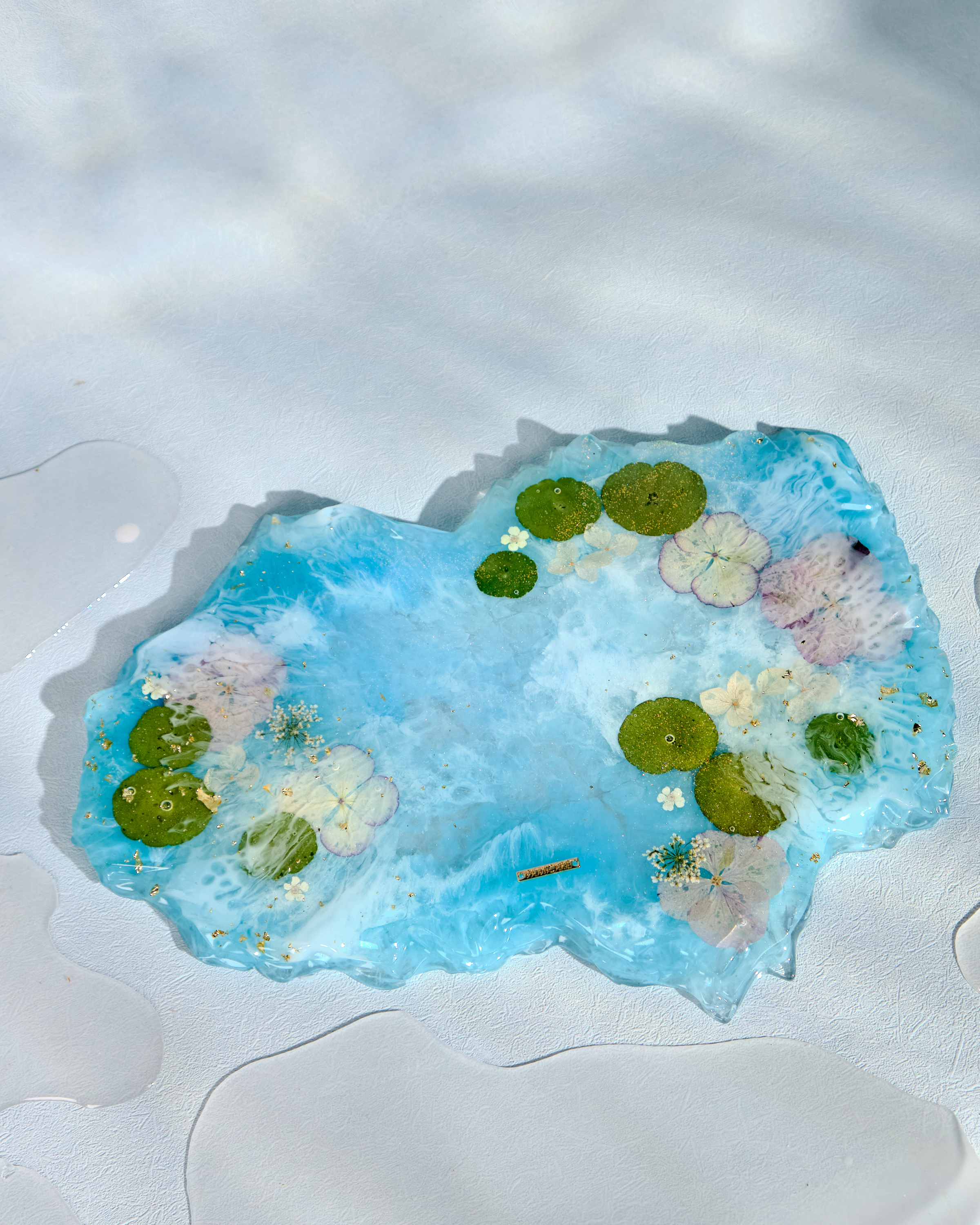 12511 Resin Pressed Flower Plate