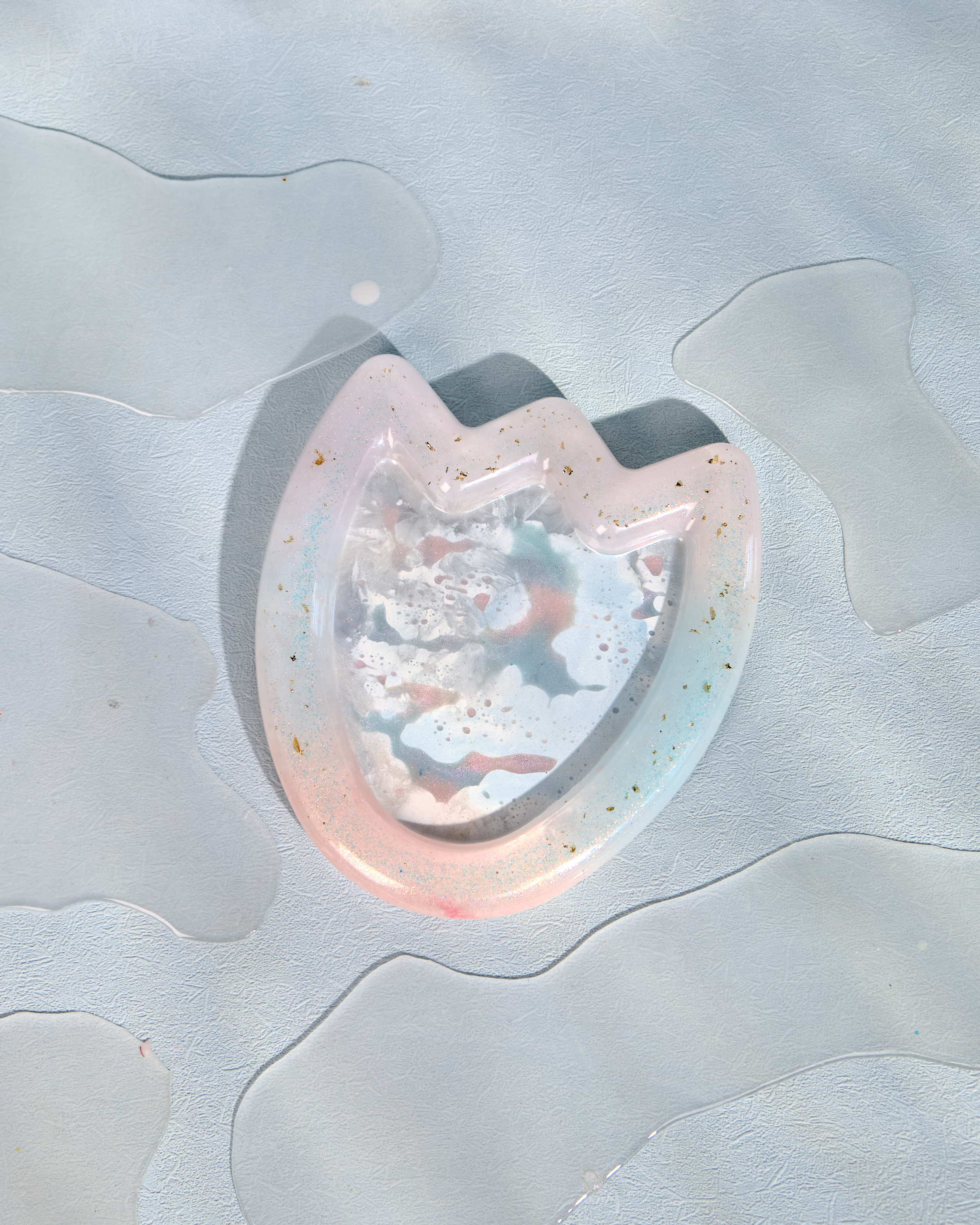 12505 Resin Pressed Flower Plate