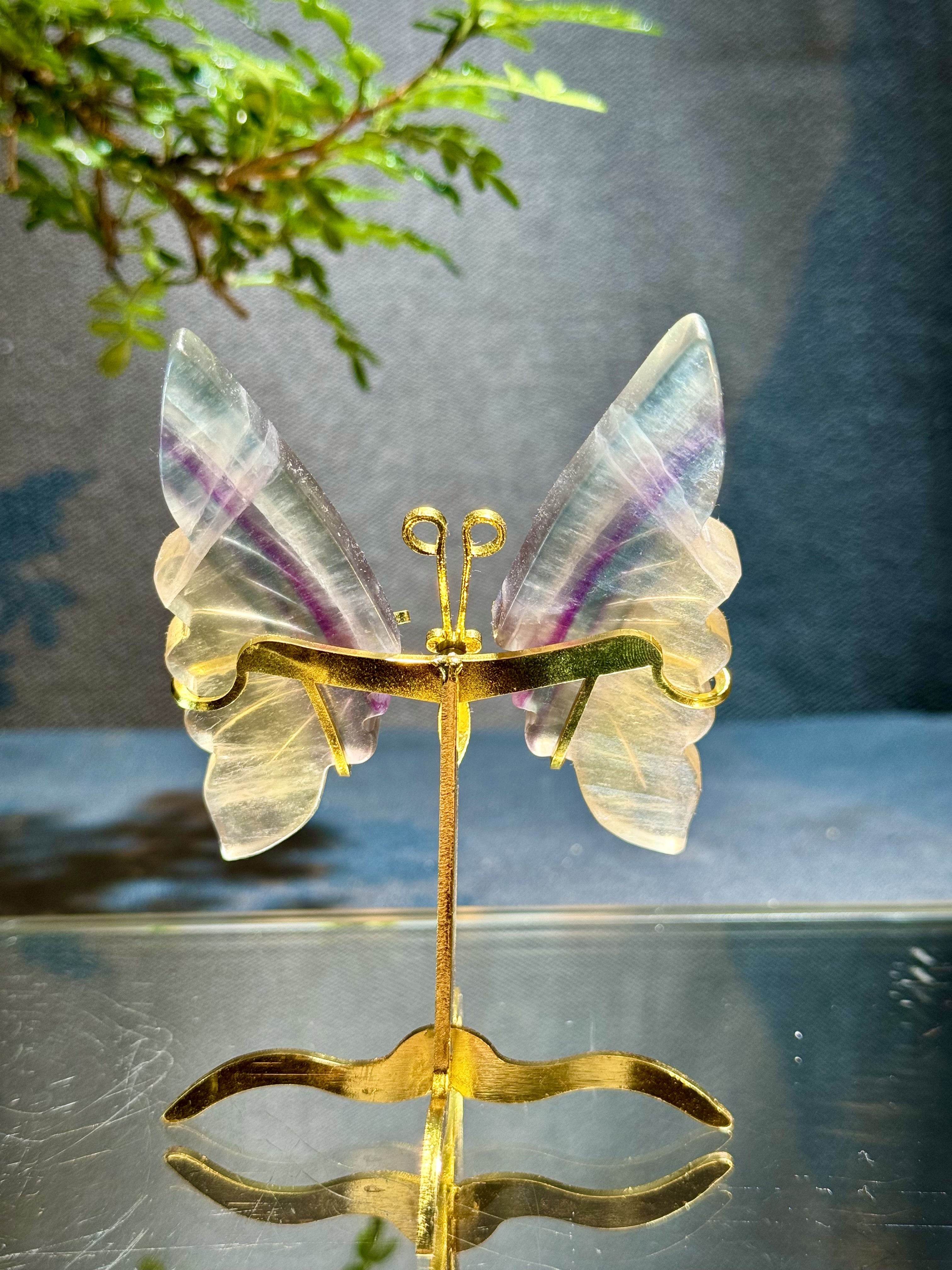 螢石蝴蝶擺件 5903