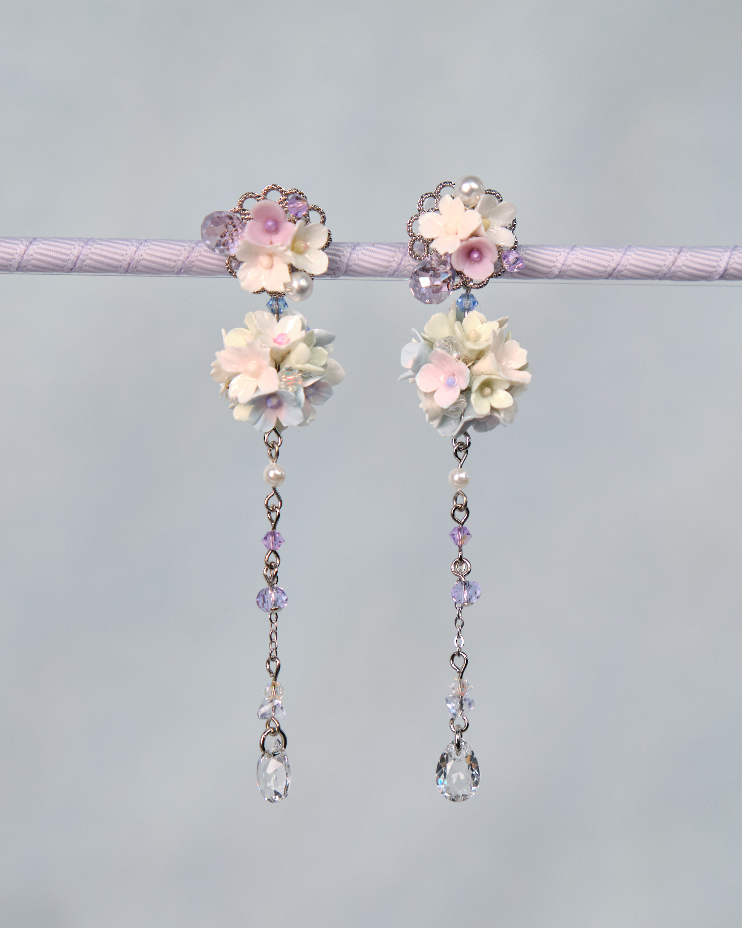 12490 2-Ways Summer Garden Bouquet Earrings