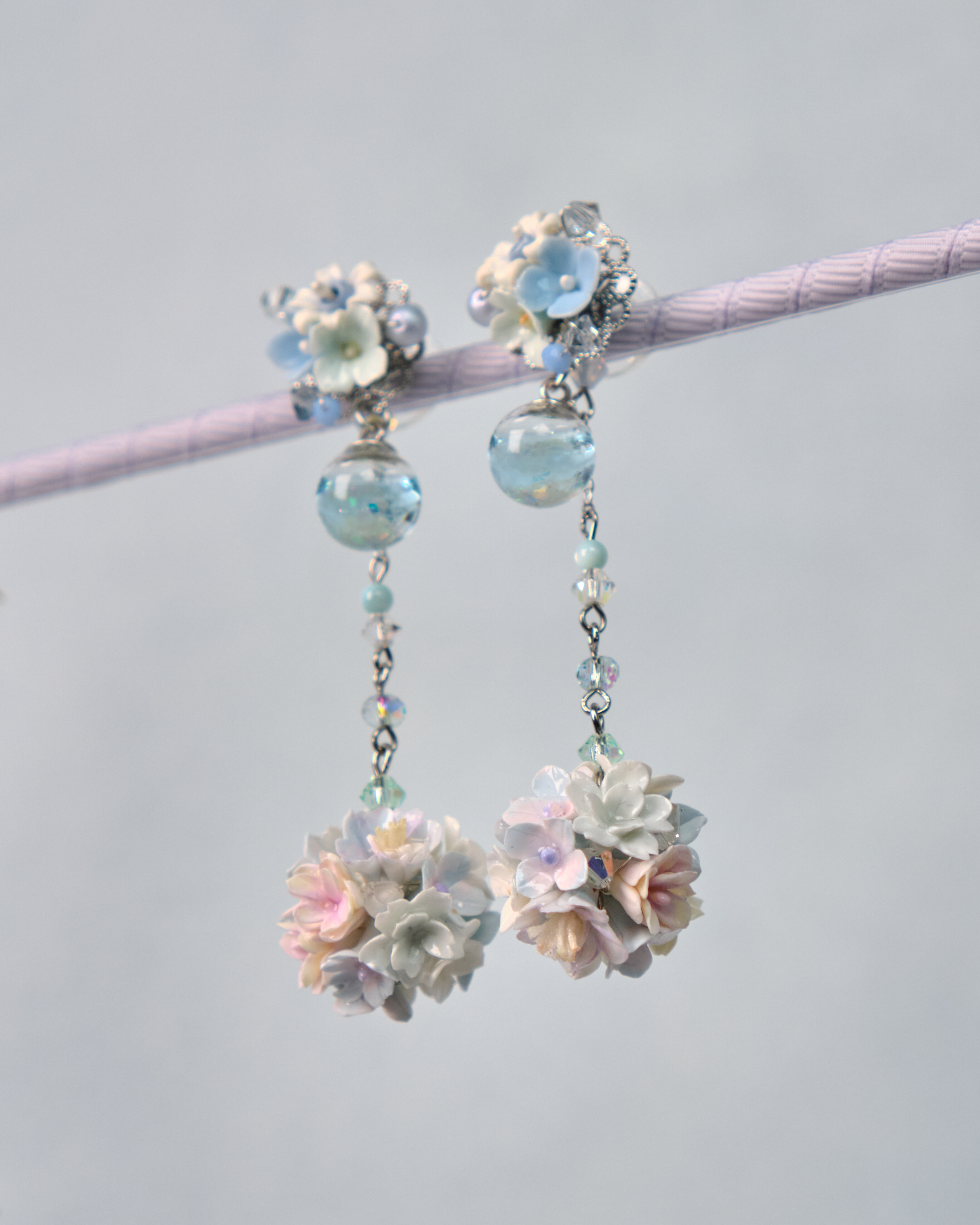 12488 2-Ways Summer Garden Bouquet Earrings