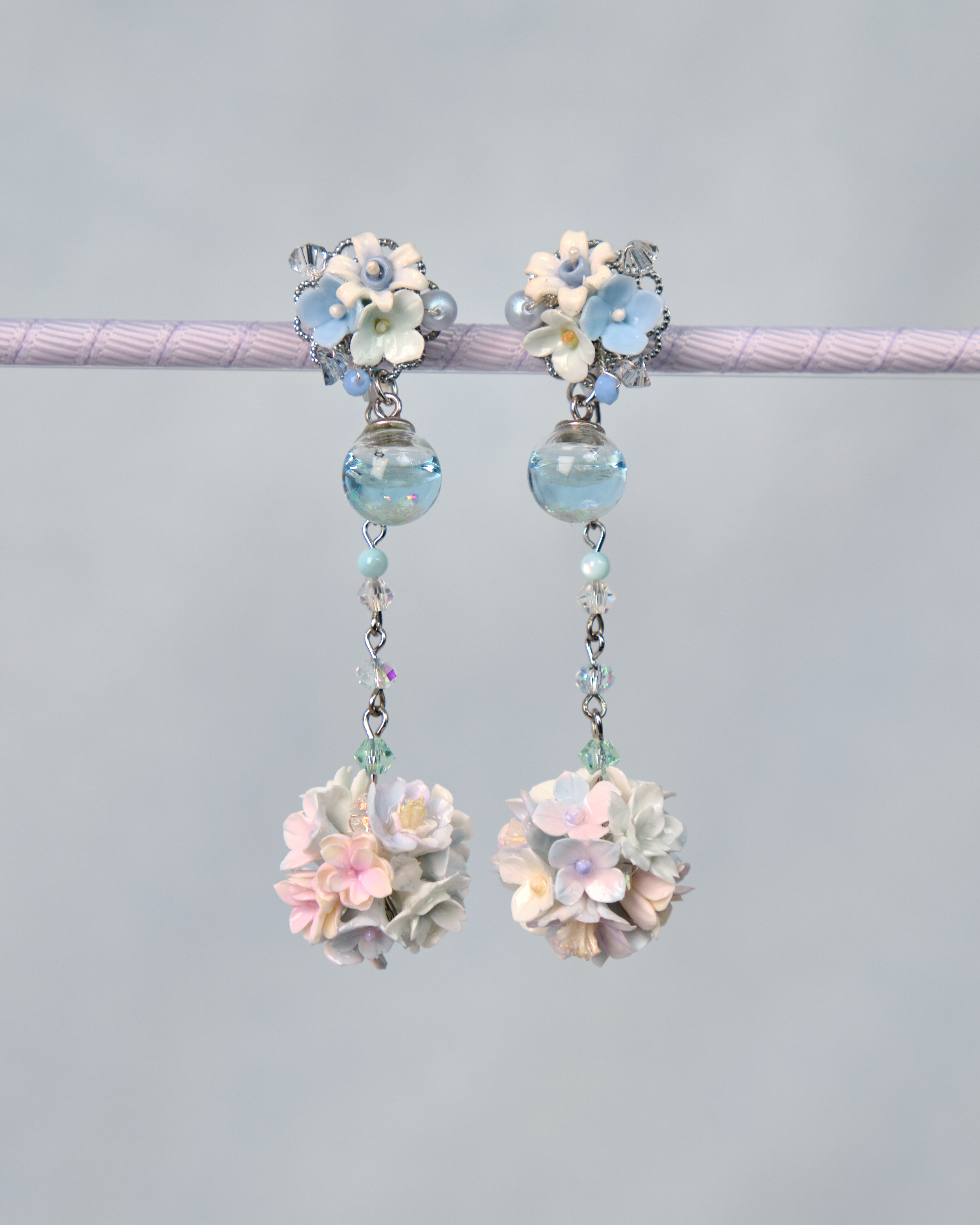 12488 2-Ways Summer Garden Bouquet Earrings
