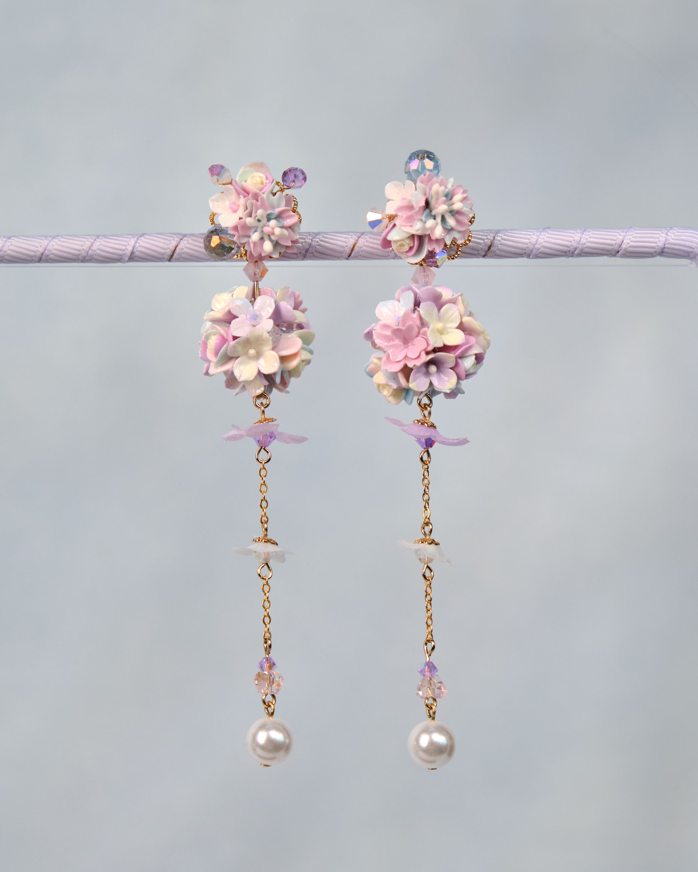 12487 2-Ways Summer Garden Bouquet Earrings