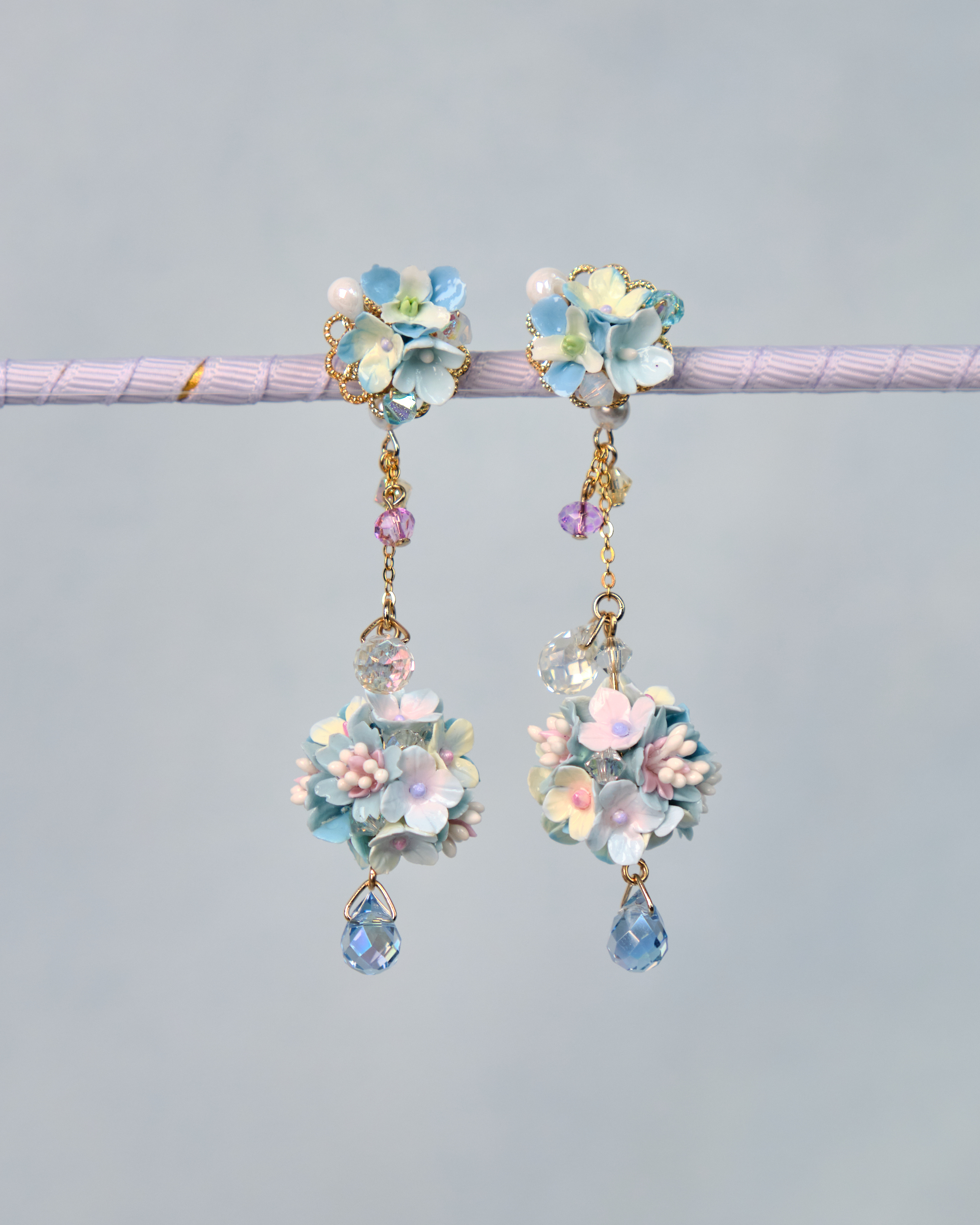 12482 2-Ways Summer Garden Bouquet Earrings