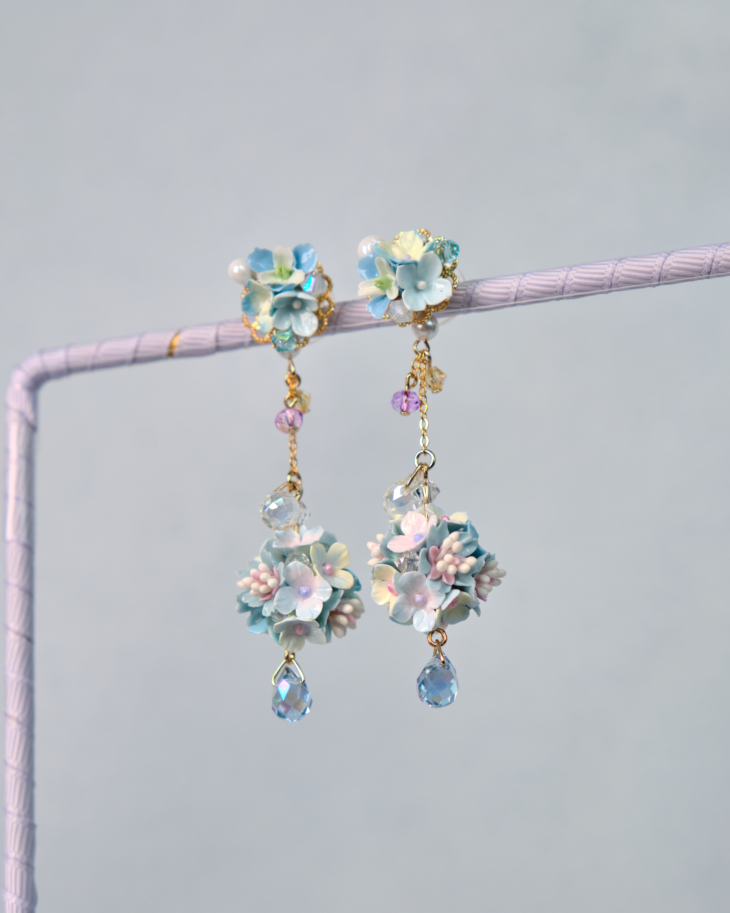 12482 2-Ways Summer Garden Bouquet Earrings