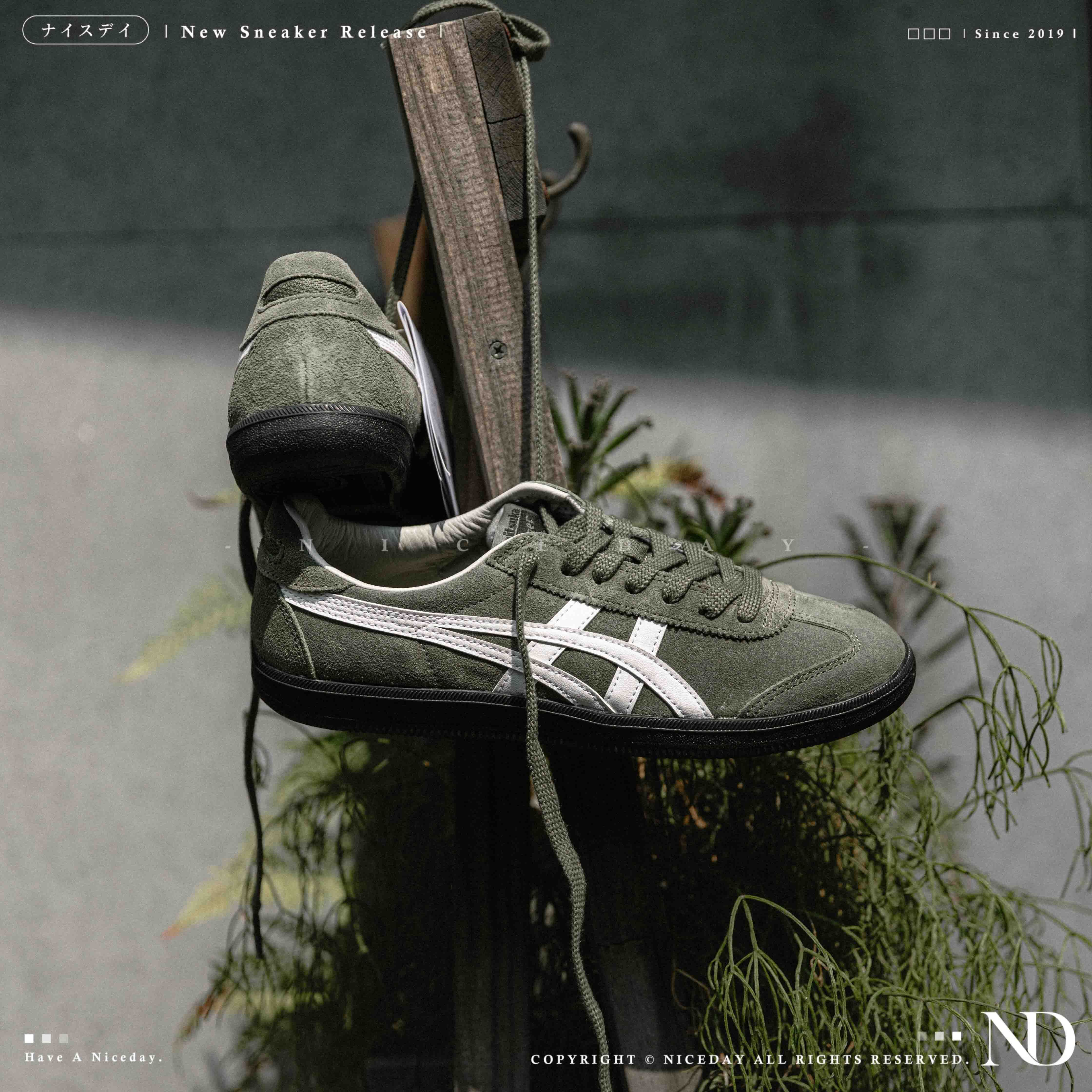 NICEDAY 代購 Onitsuka Tiger Tokuten 鬼塚虎 麂皮 橄欖綠 復古 深綠 灰綠 軍綠 1183a907-300