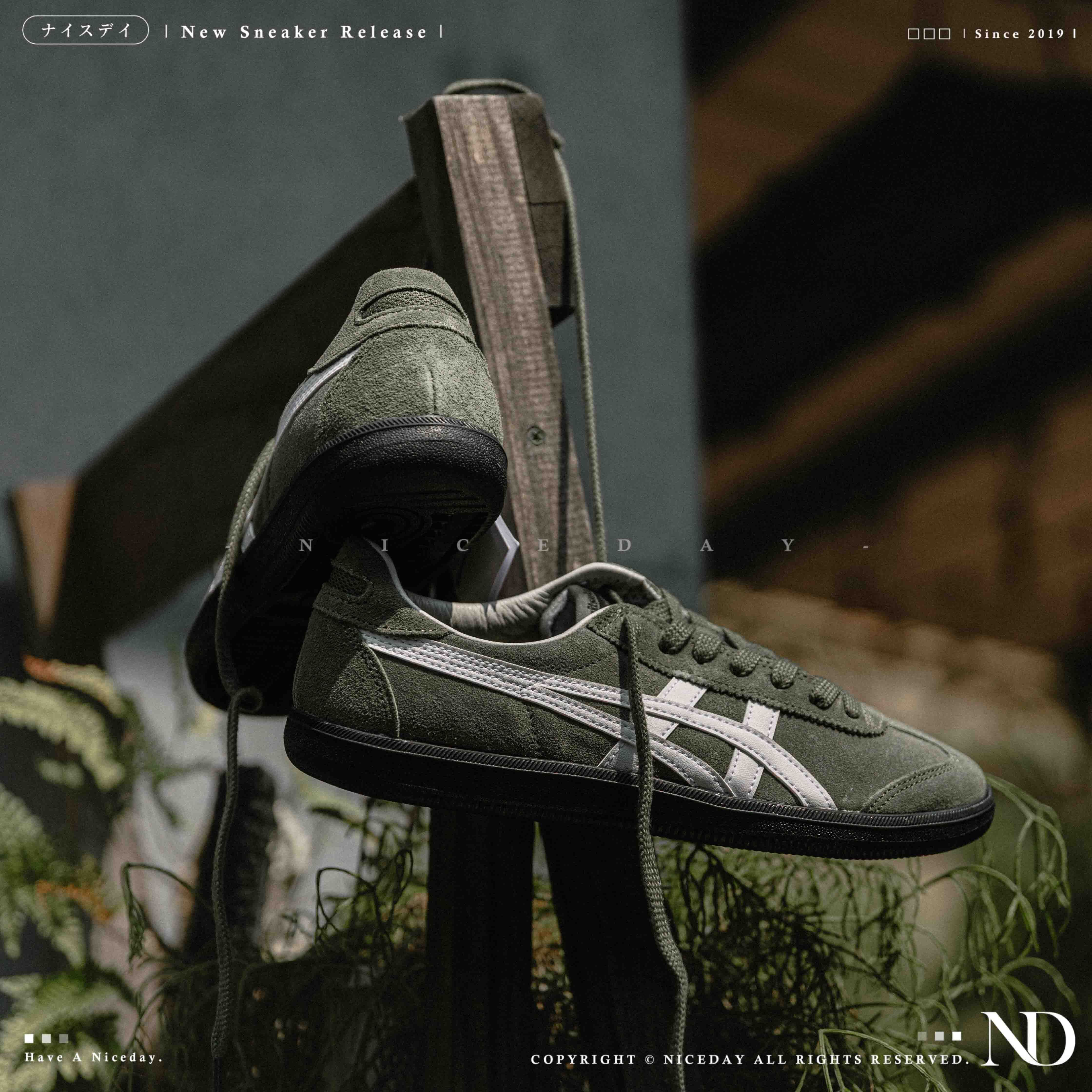 NICEDAY 代購 Onitsuka Tiger Tokuten 鬼塚虎 麂皮 橄欖綠 復古 深綠 灰綠 軍綠 1183a907-300