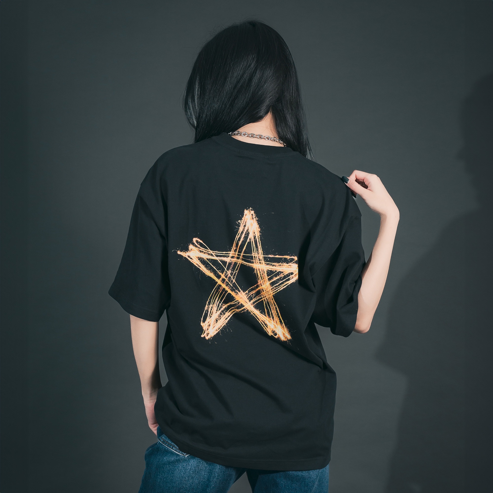 Gotnofears ANGEL SPARKS OVERSIZED TEE 花火天使寬版短袖上衣 10636791