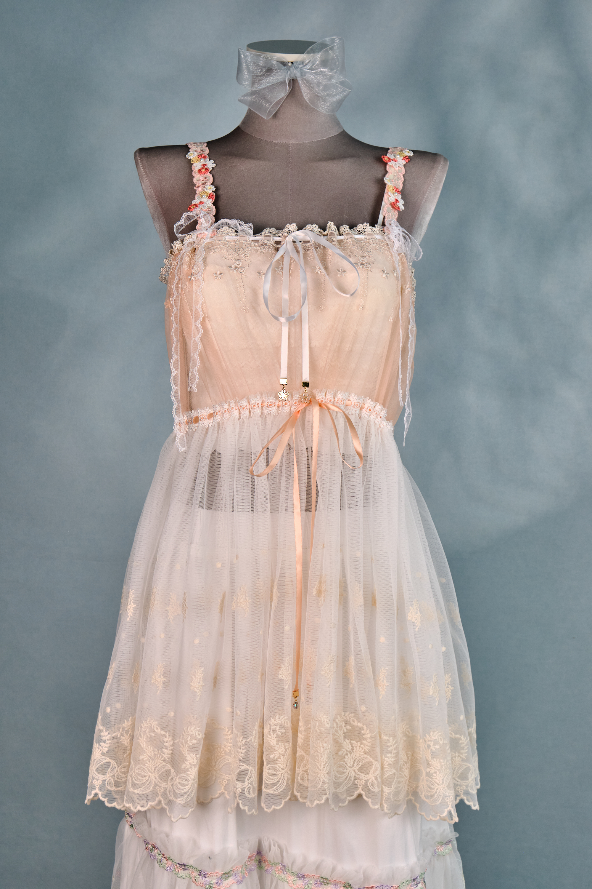 12427 Classic Signature Lace Long Camisole