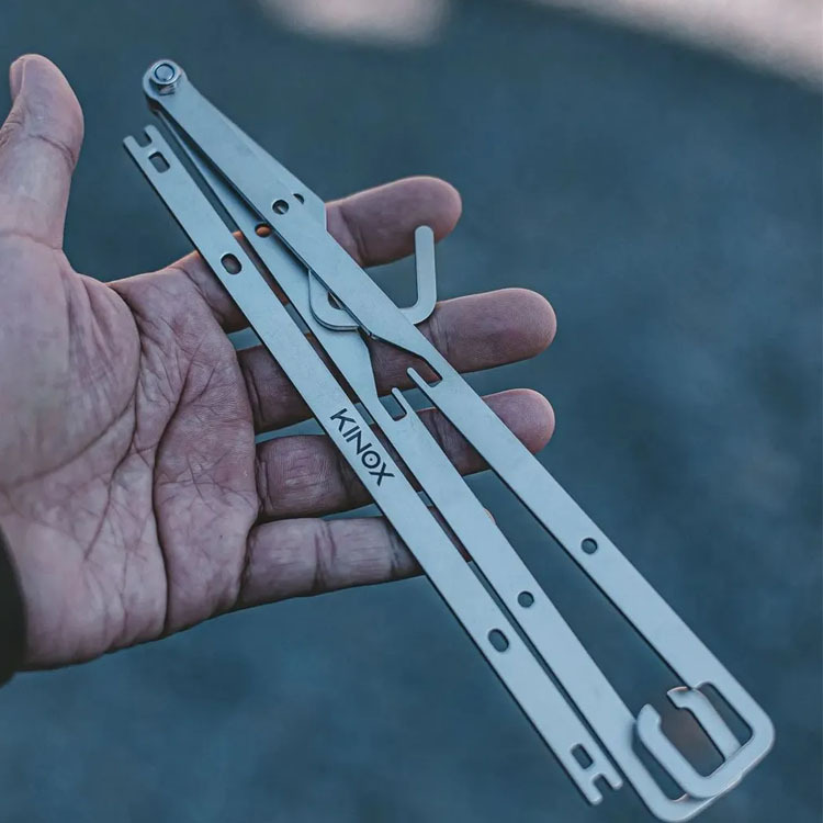 【KINOX】摺疊吊掛衣架 折疊掛架/瀝水籃掛組(一組2入含收納袋)