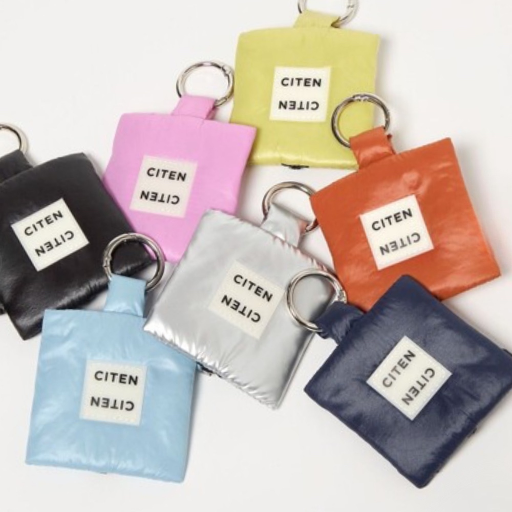 CITEN 迷你吊飾小袋 釦環 收納小包 耳機 鑰匙