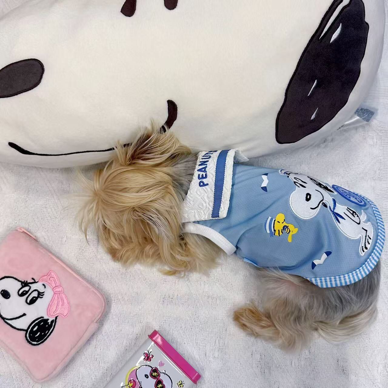 卡通宠物衣服猫狗 印花史努比薄款