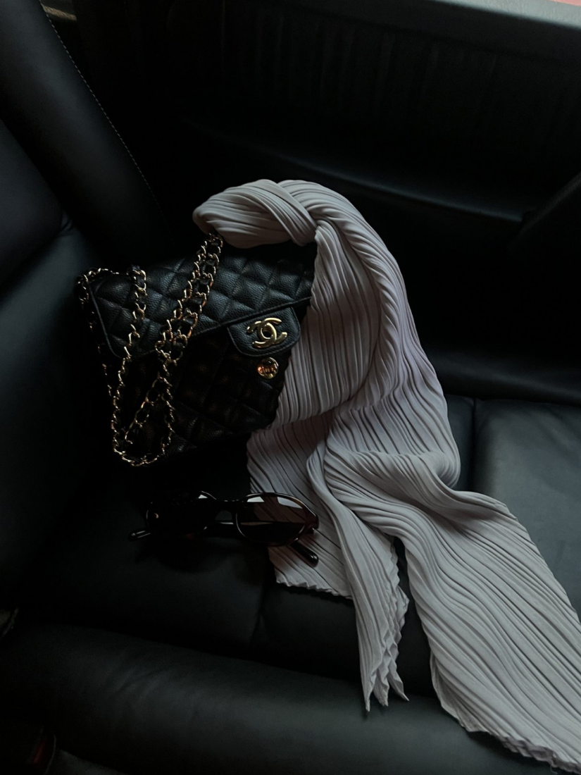 知性細褶絲巾 [ 4色 ]