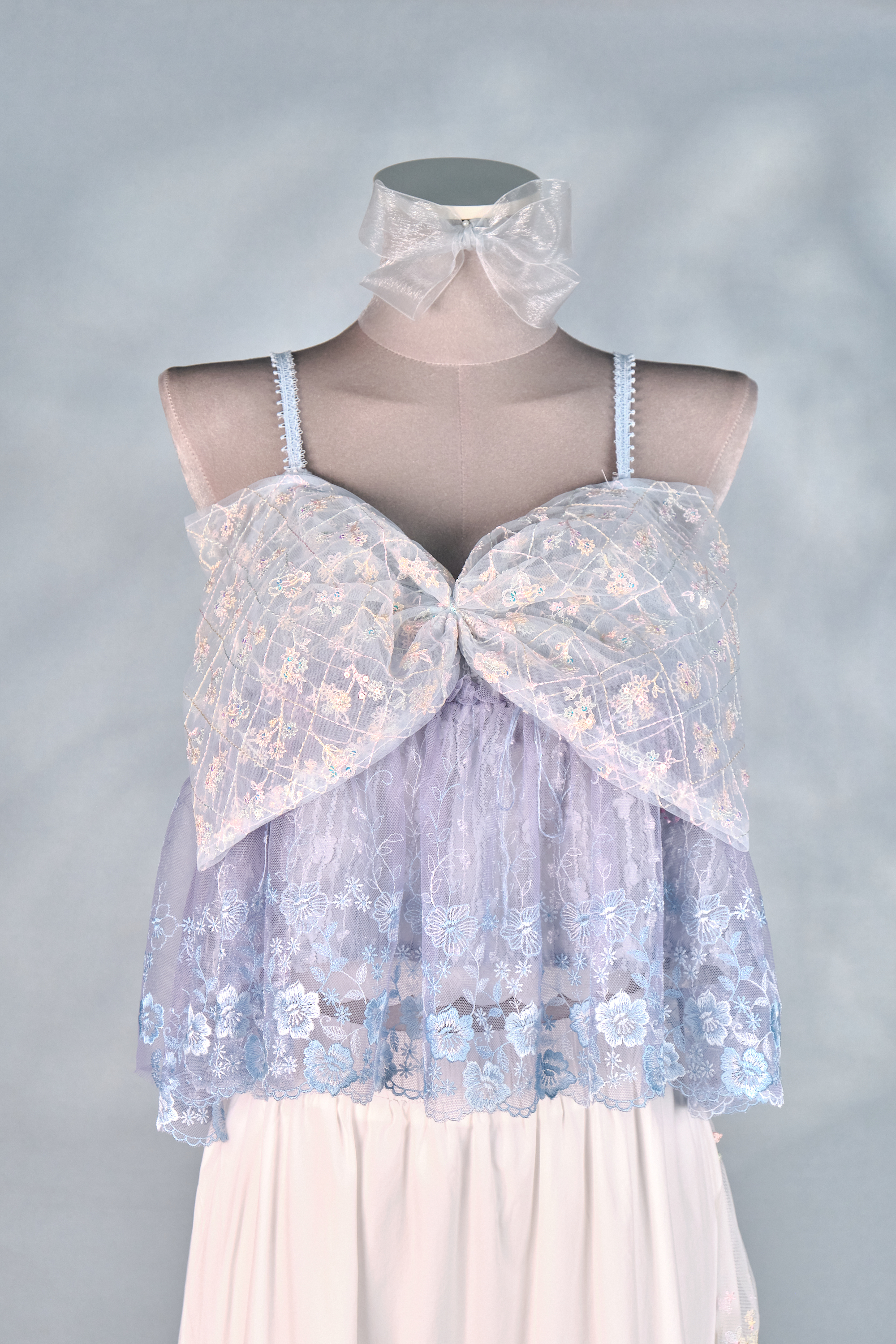 12403 Big Bow Suspender Bubble Vest