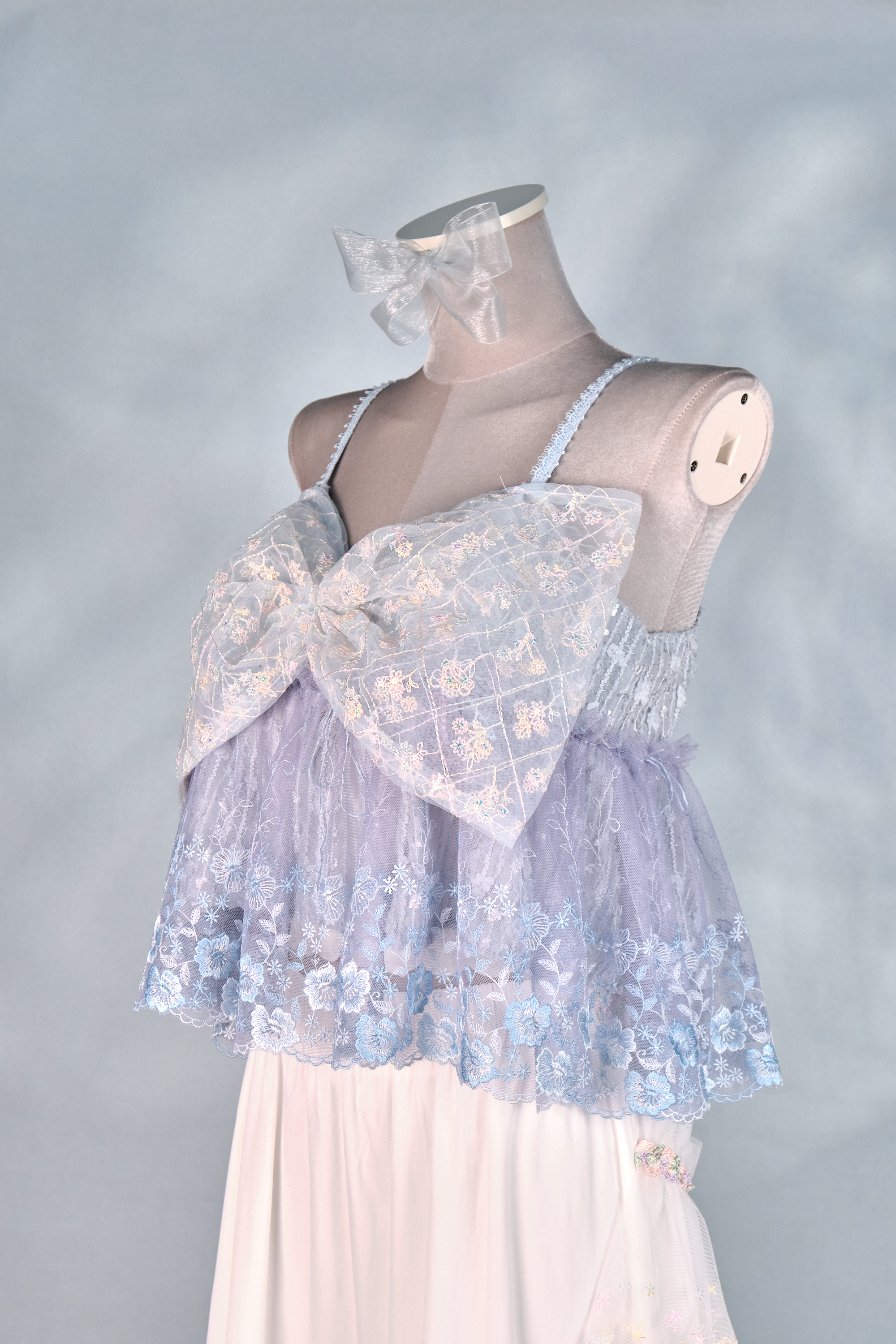 12403 Big Bow Suspender Bubble Vest