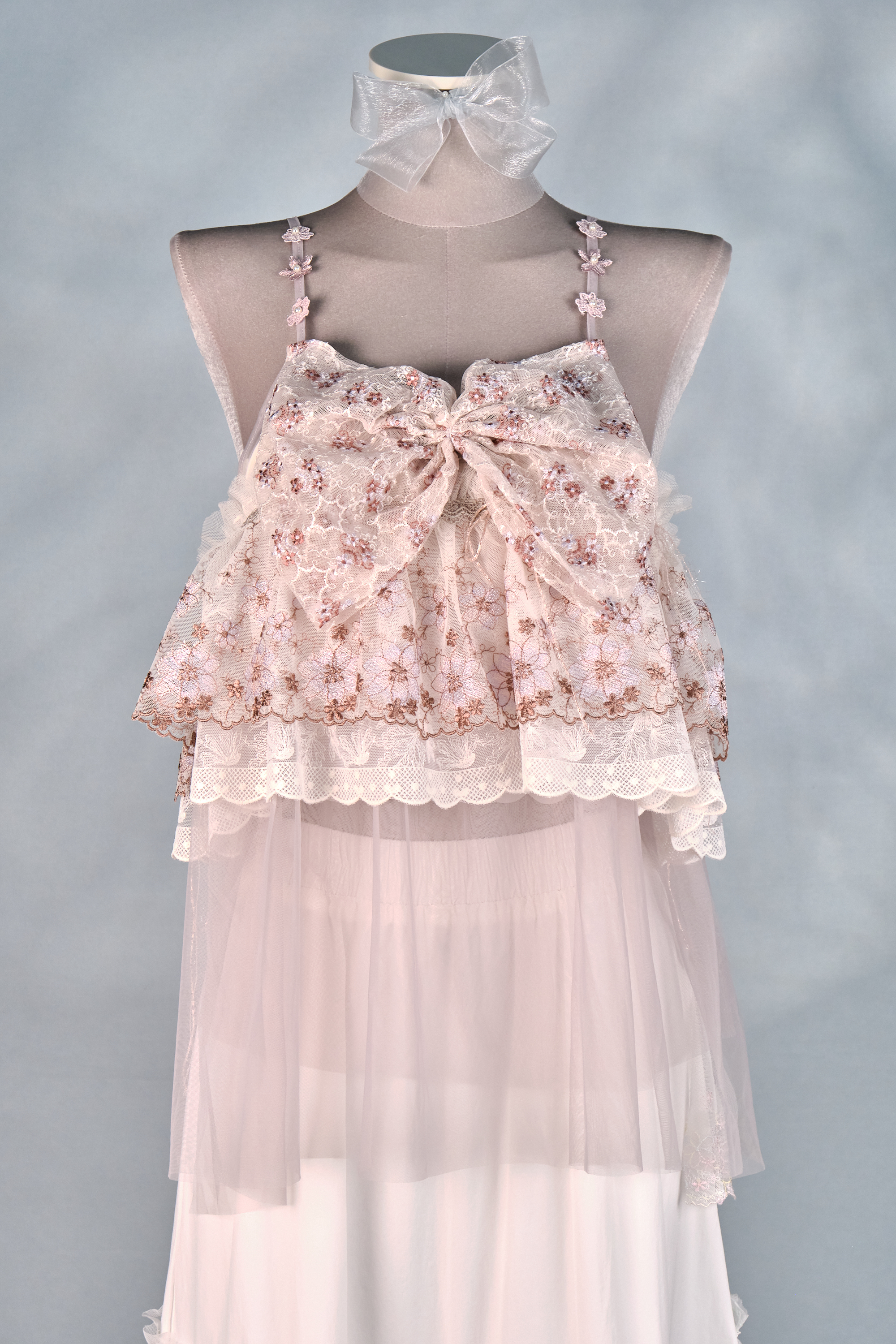 12402 Big Bow Suspender Bubble Vest