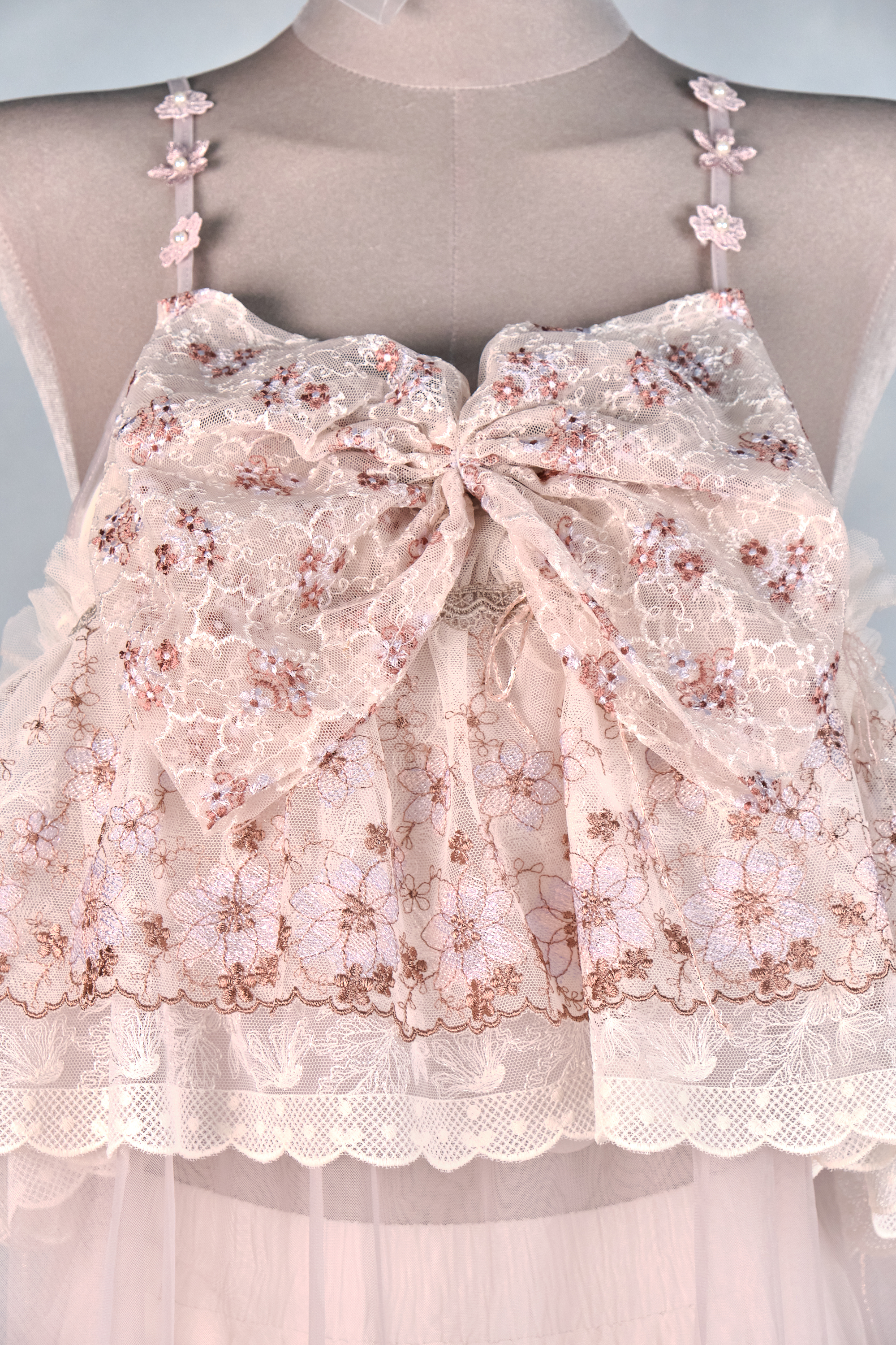 12402 Big Bow Suspender Bubble Vest