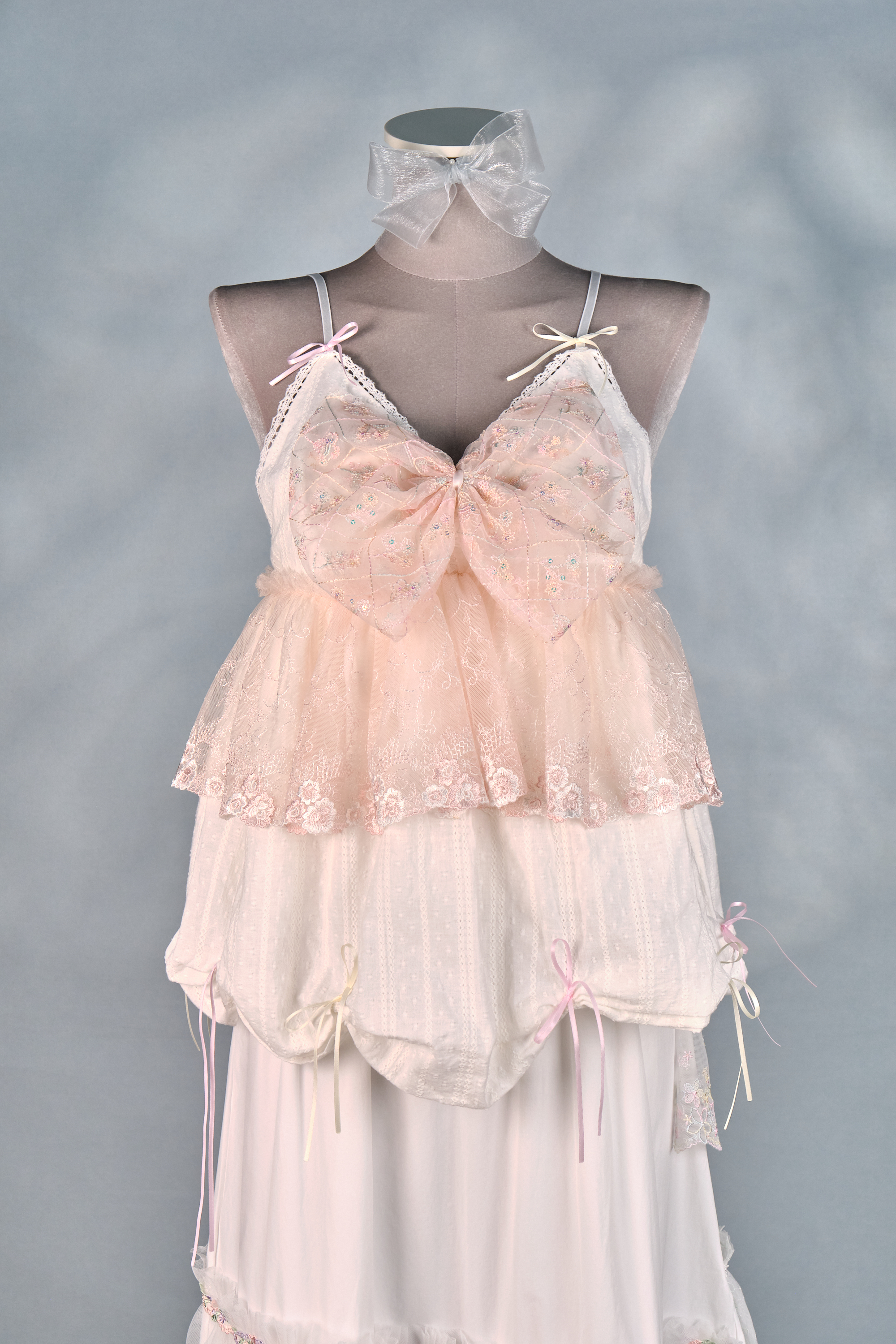 12401 Big Bow Suspender Bubble Vest