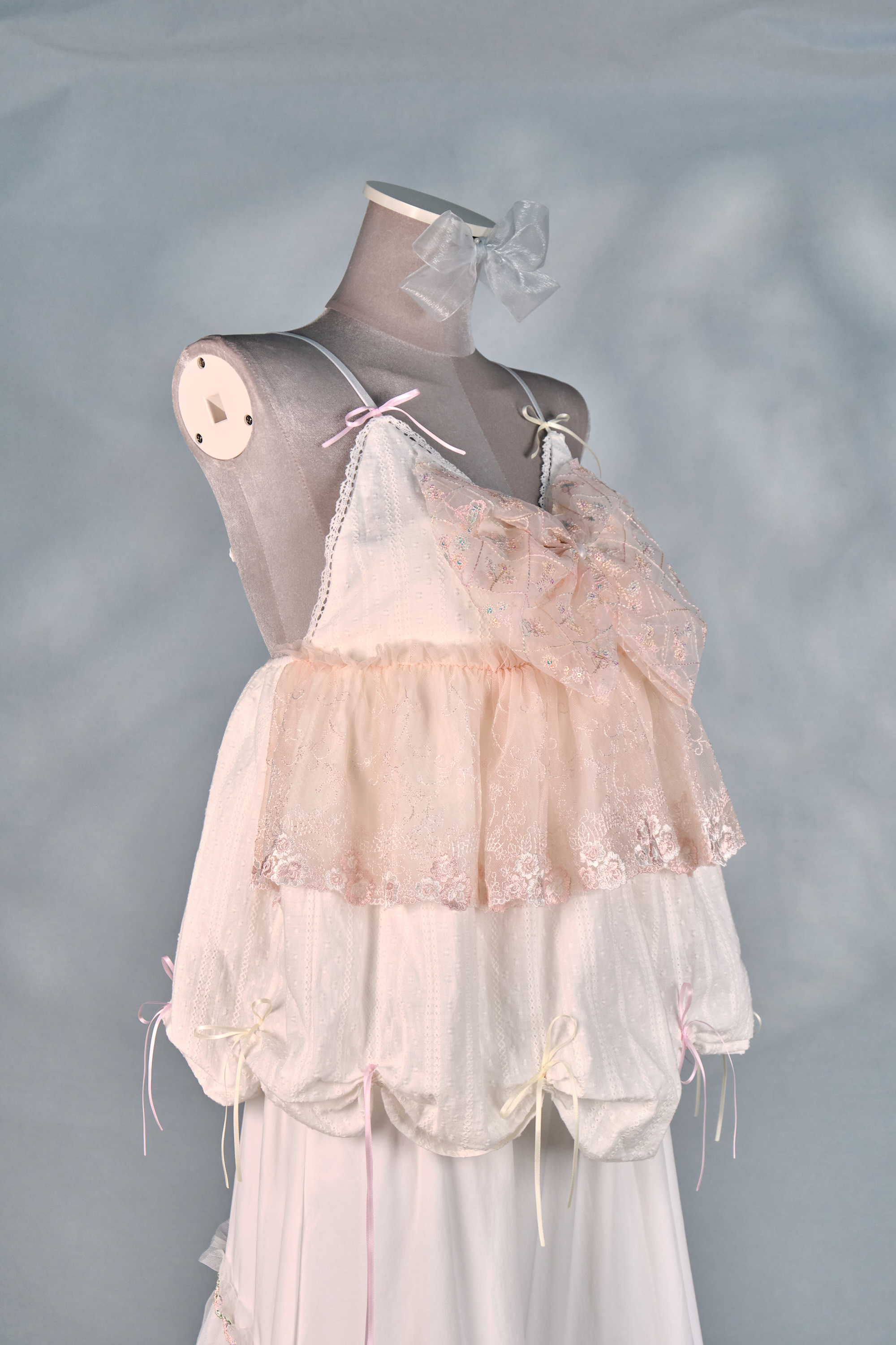 12401 Big Bow Suspender Bubble Vest