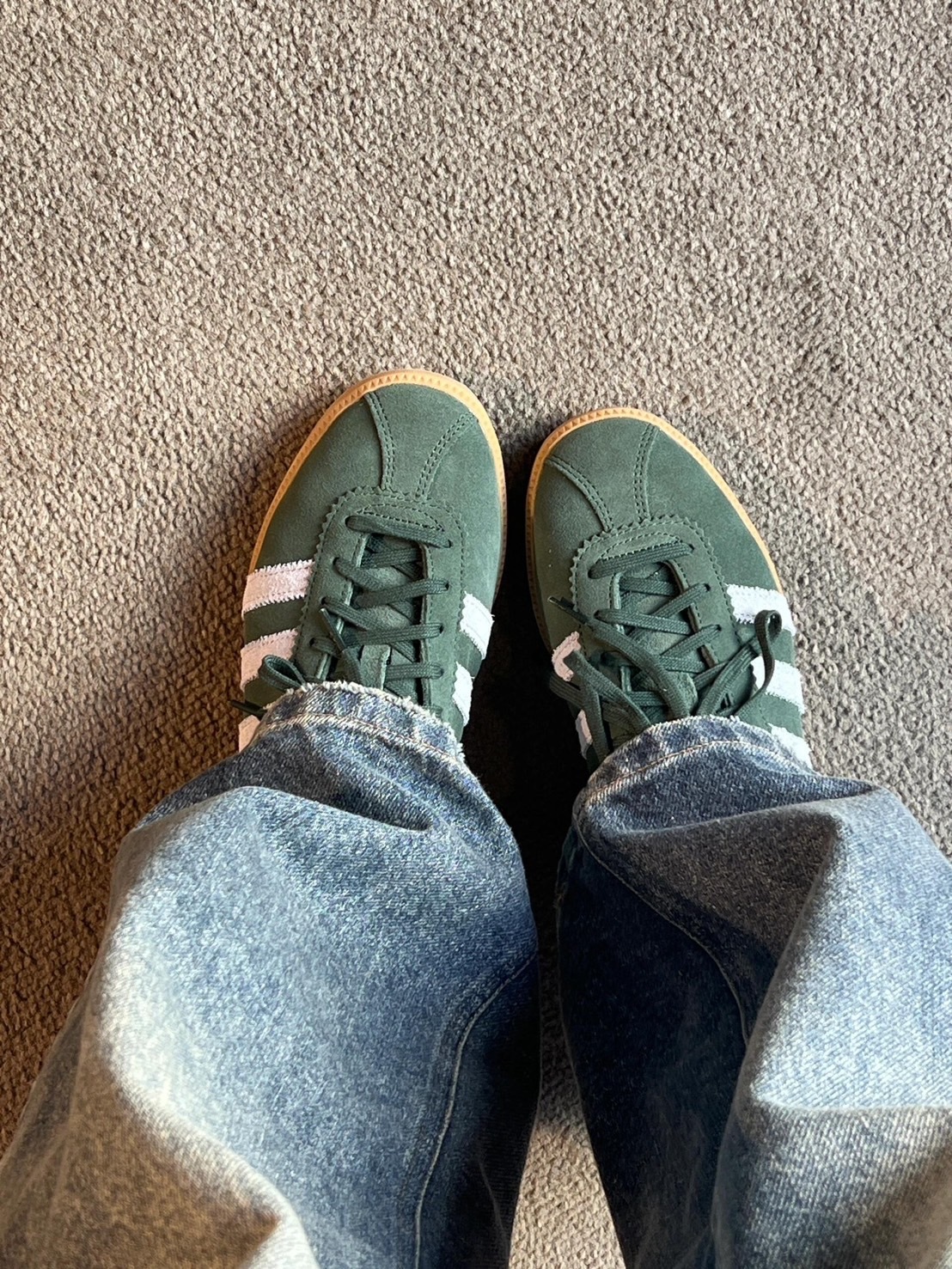 Adidas Originals Bermuda 墨綠色 淺紫色 麂皮 焦糖底 復古 德訓鞋 JH9089/預購