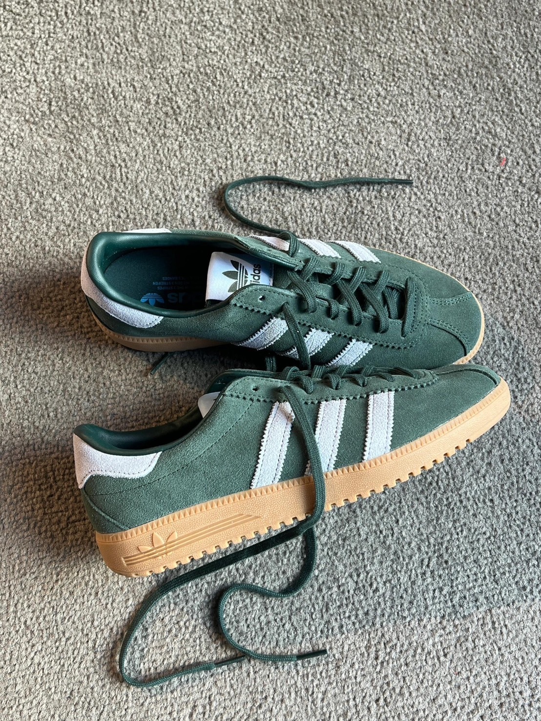 Adidas Originals Bermuda 墨綠色 淺紫色 麂皮 焦糖底 復古 德訓鞋 JH9089/預購